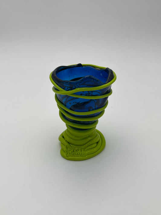 Vase Résine 'Spaghetti' Fish Design, Gaetano Pesce