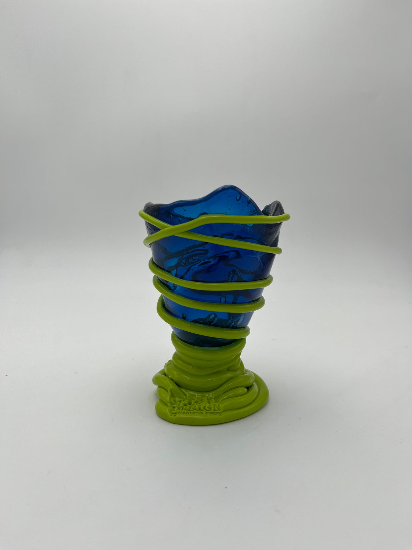 Vase Résine 'Spaghetti' Fish Design, Gaetano Pesce