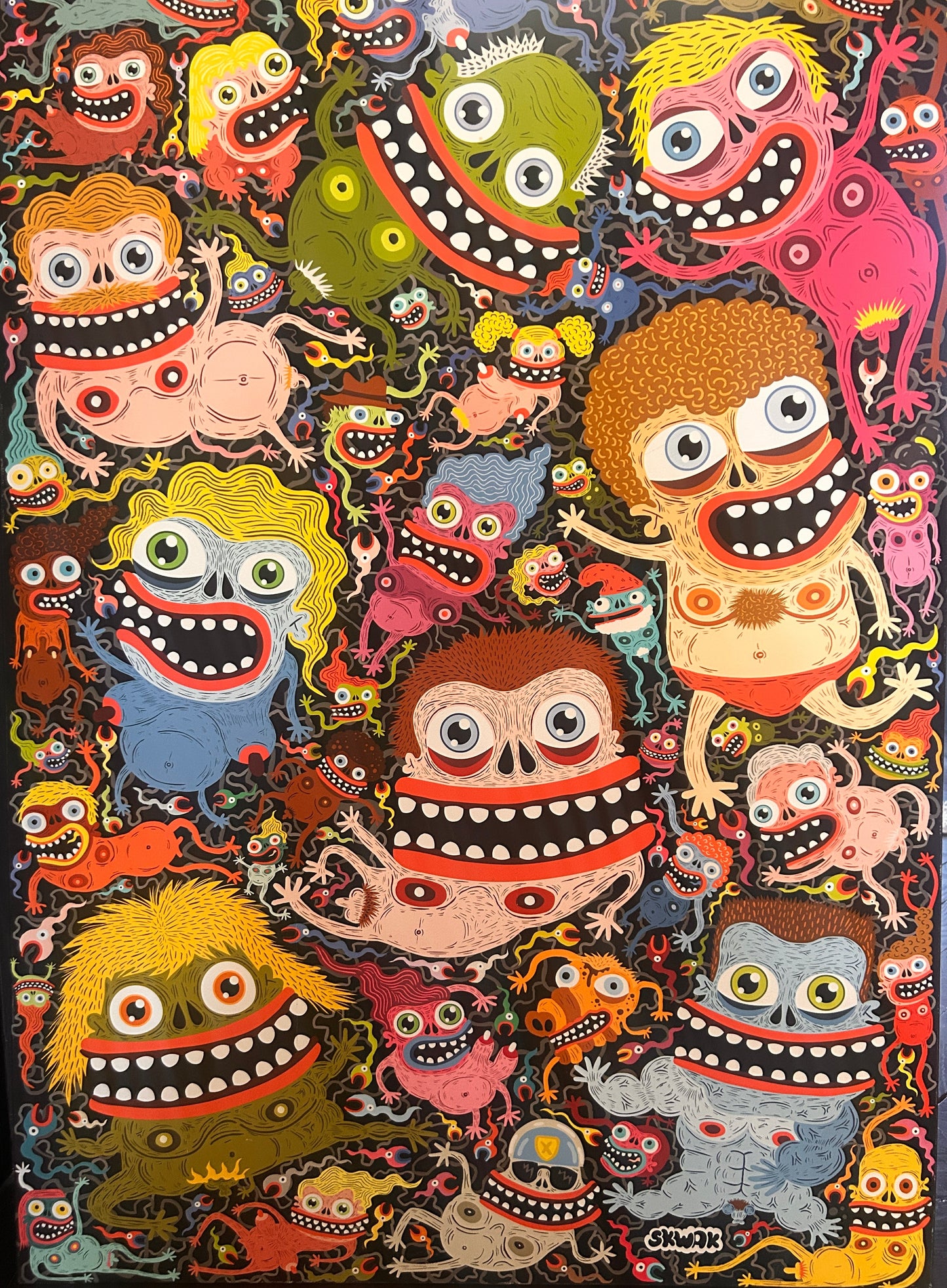 Toile "Hall of Fame", Skawk, 2000s
