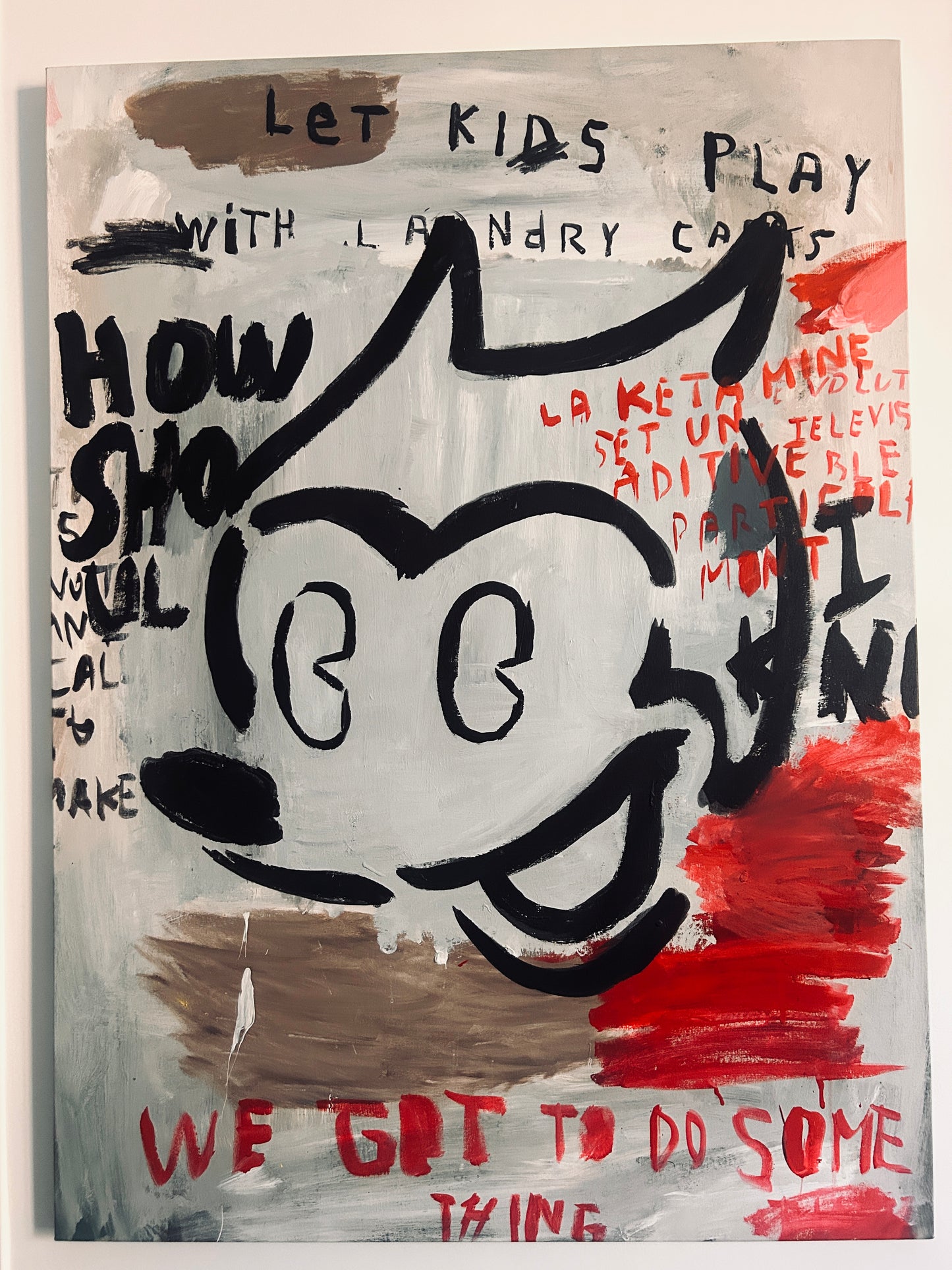 Toile, "Cat", Pax Paloscia, 2000s