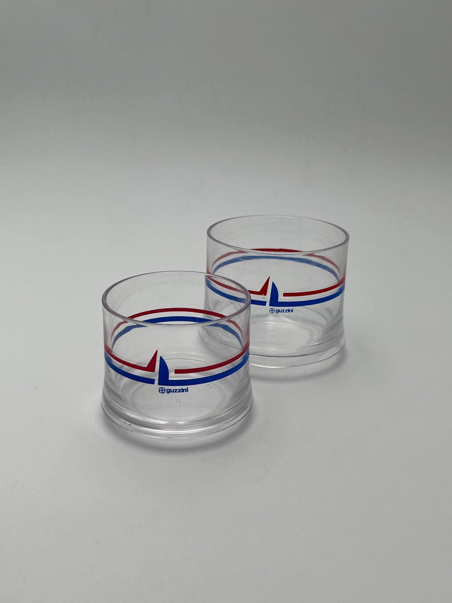 Ensemble de verres et carafe de Jardin/Piscine Pagoda, Guzzini, Italie,70s