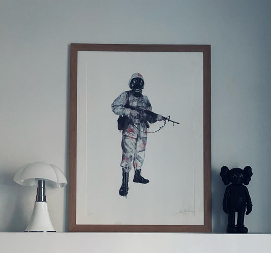 Lithographie, Peace Keeper, Anthony Micallef, 2007