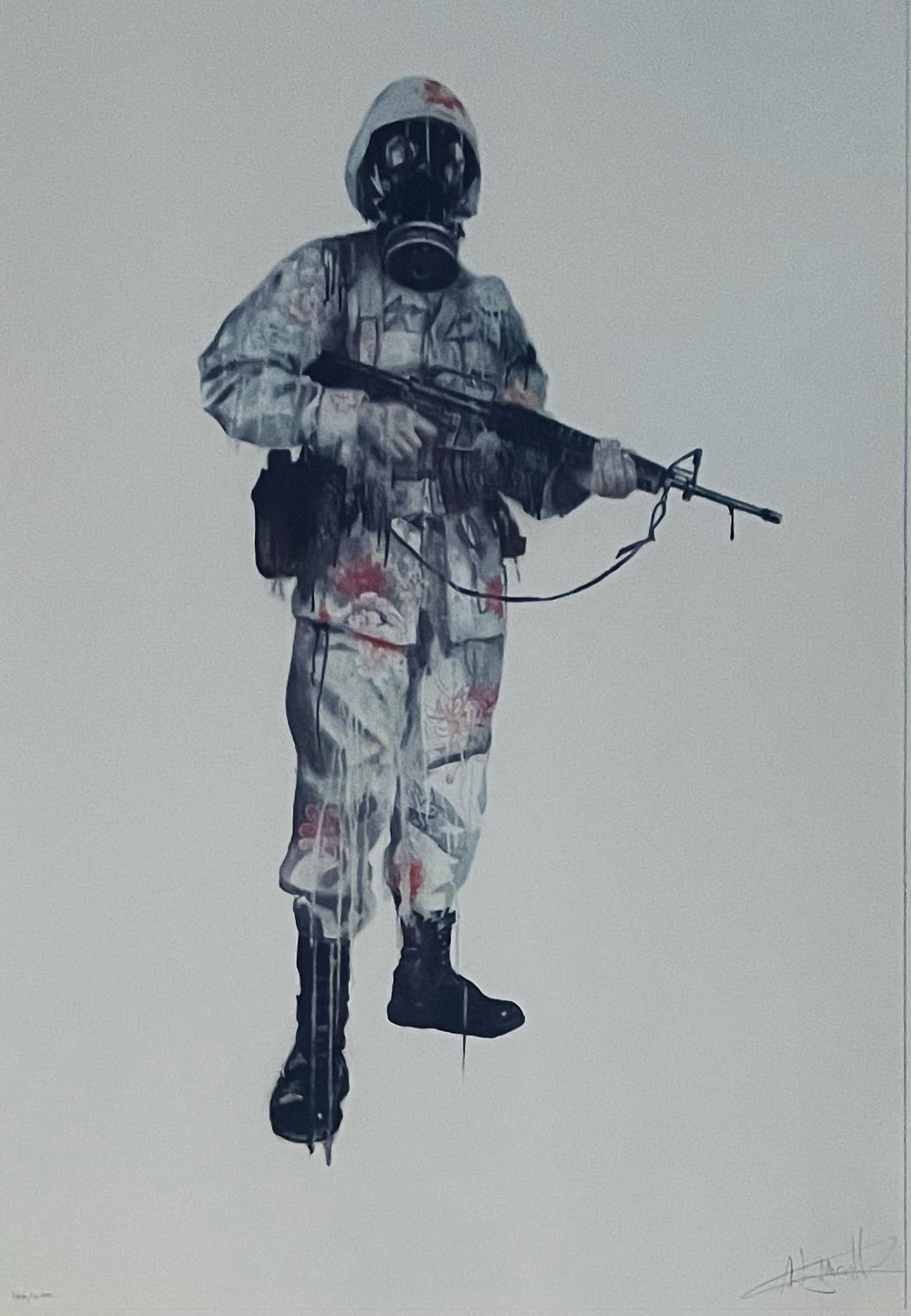 Lithographie, Peace Keeper, Anthony Micallef, 2007