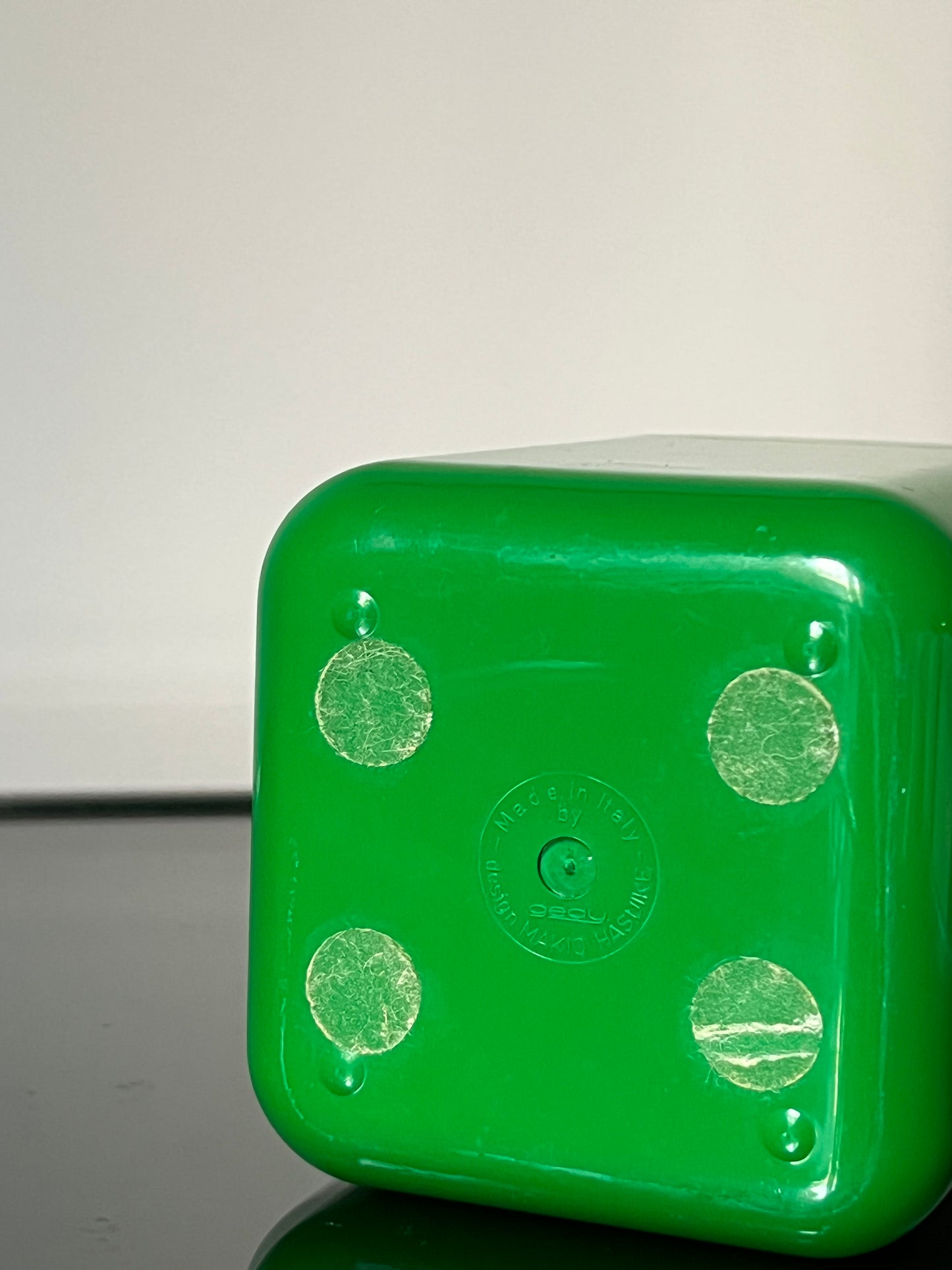 Boîte de rangement verte par Makio Hasuike, Gedy, Italy, 70s