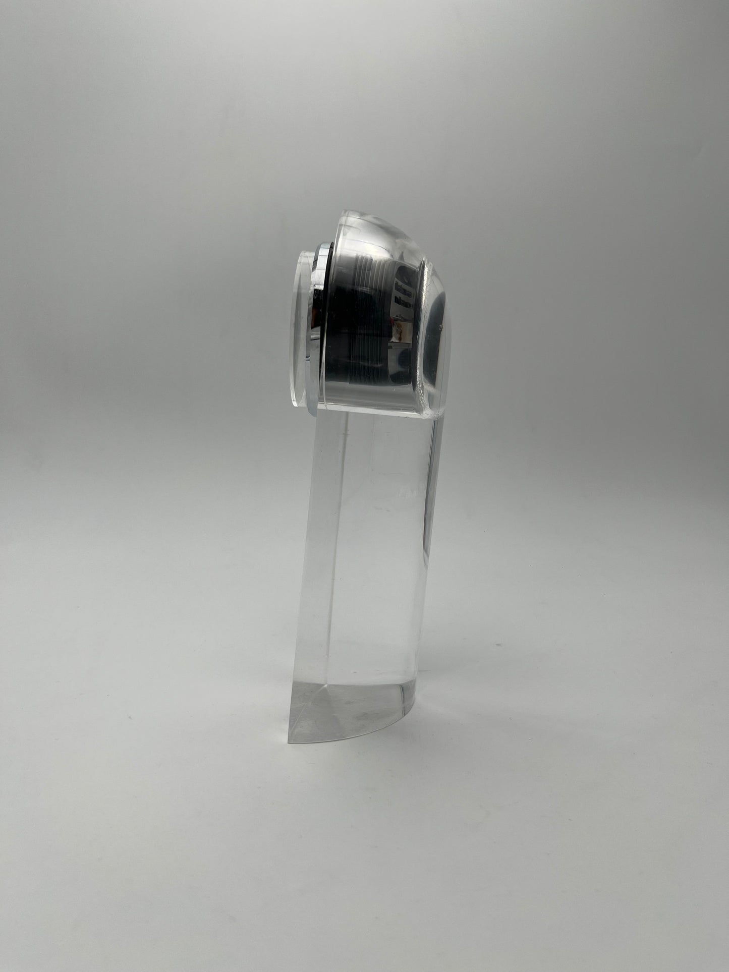 Horloge plexiglas Guzzini, Italie, 60s