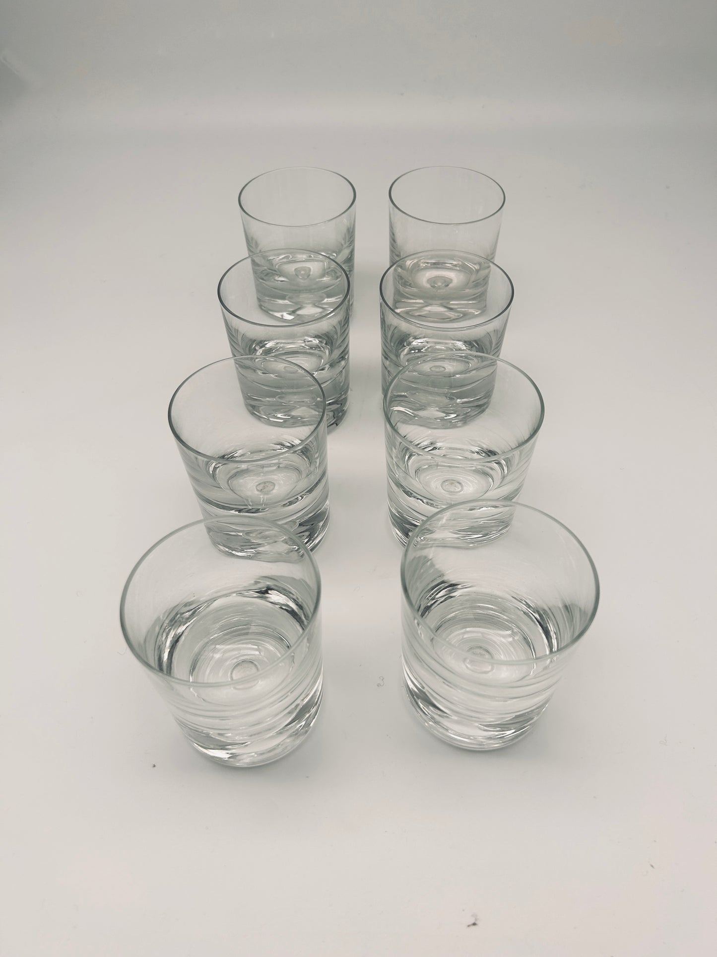 Verres à eau en cristal Tapio Wirkkala, Finland, 70s