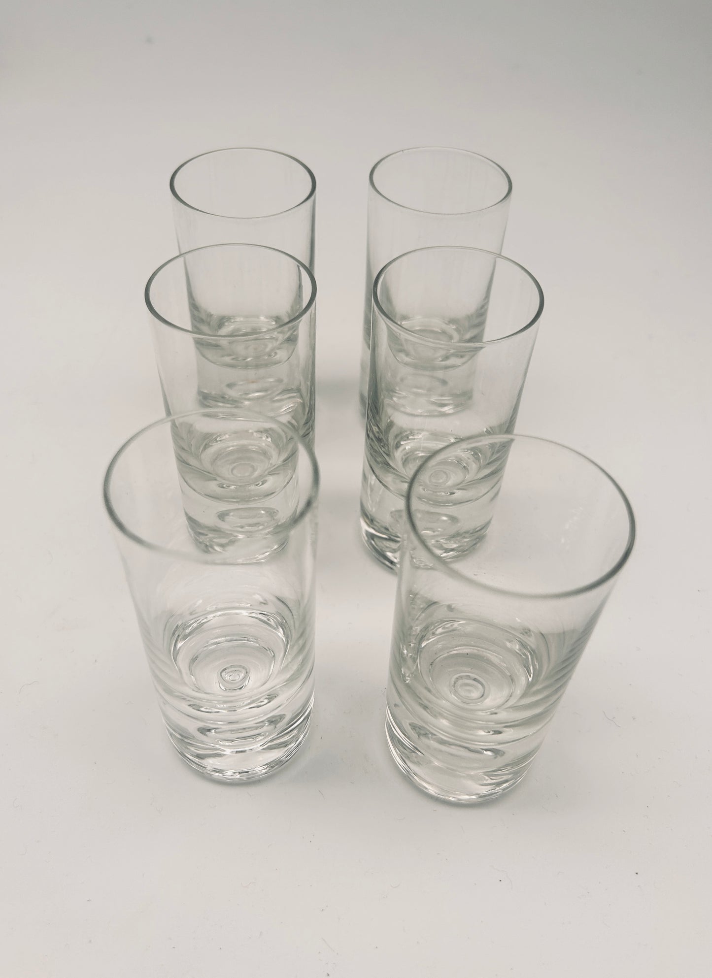 Verres en cristal, Tapio Wirkkala Finland, 70s