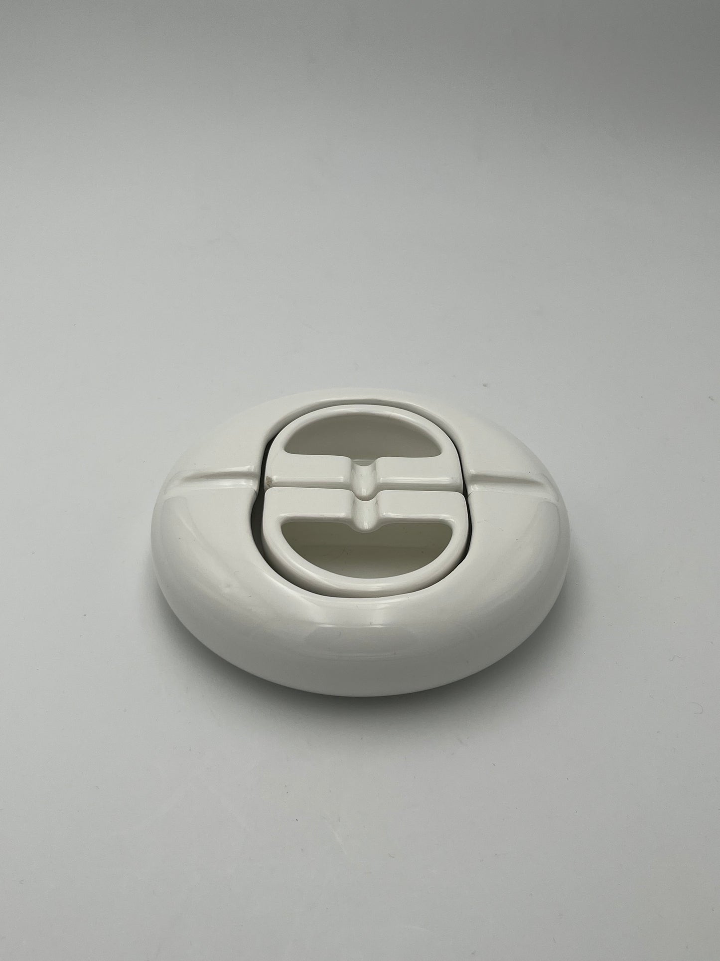 Cendrier céramique 3 pièces Sicart Cartigliano, Italie, 1970s