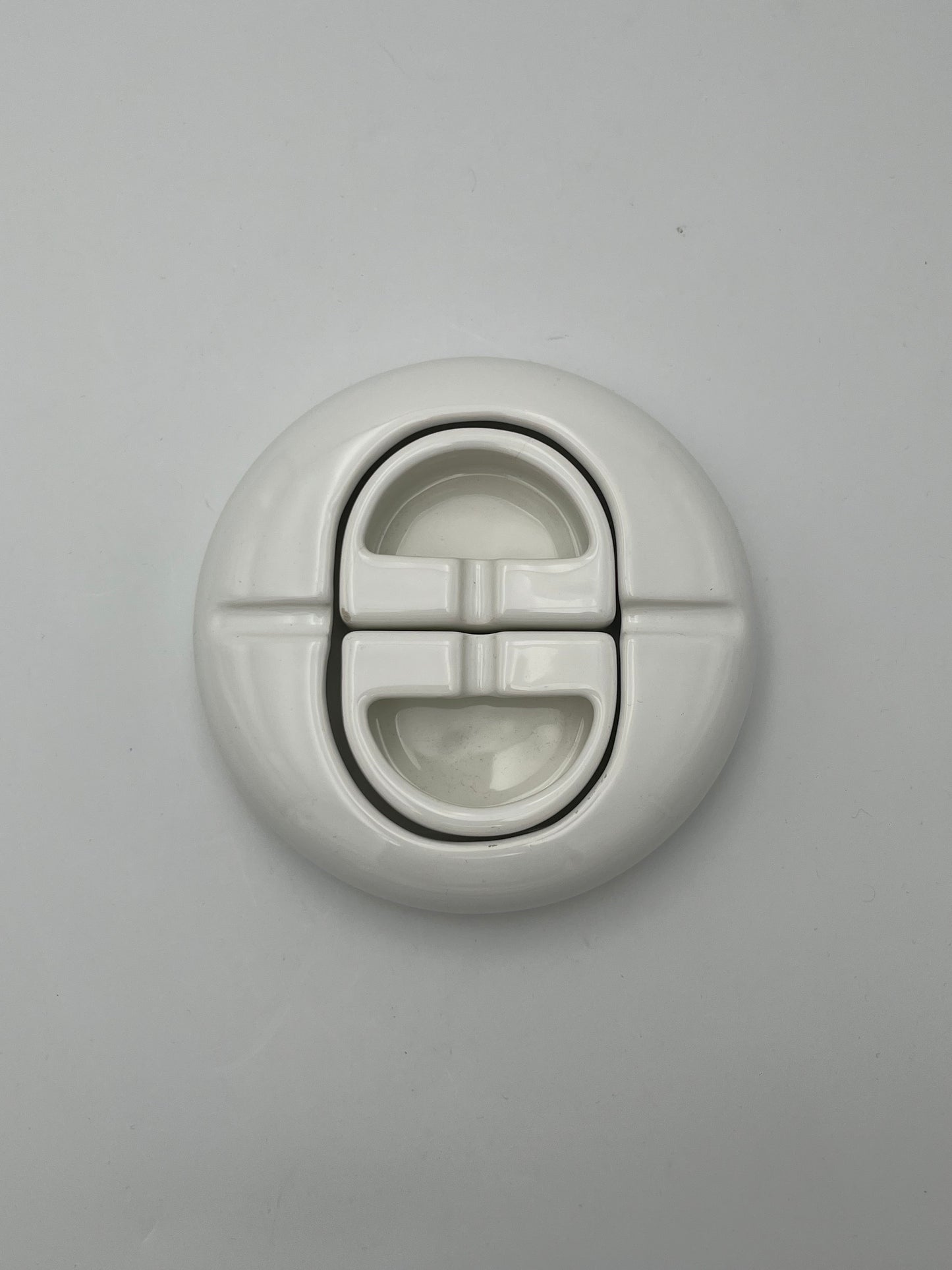Cendrier céramique 3 pièces Sicart Cartigliano, Italie, 1970s