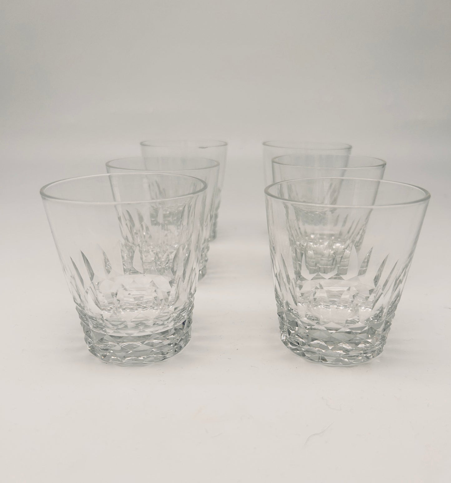 Verres en cristal, Picadilly, Baccarat, 70s