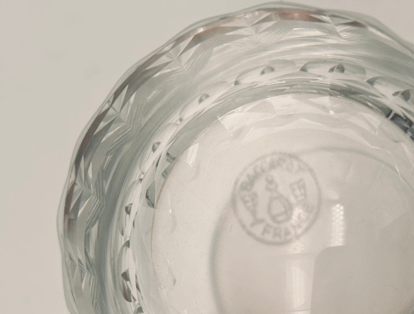 Verres en cristal, Picadilly, Baccarat, 70s