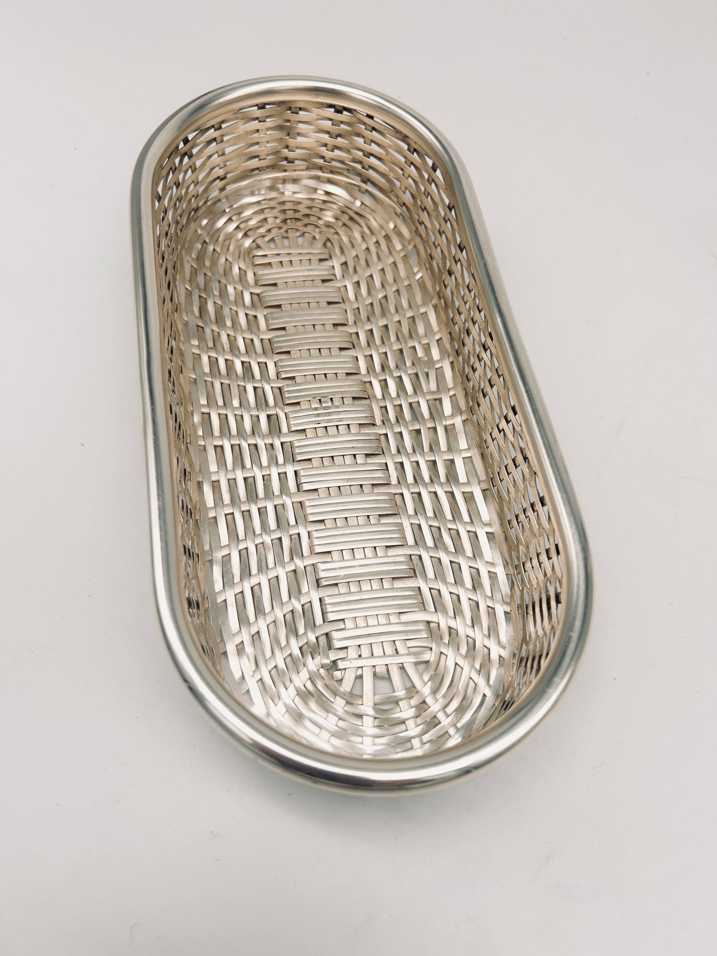 Set à Condiment verre et métal argenté, Lino Sabattini, 80s