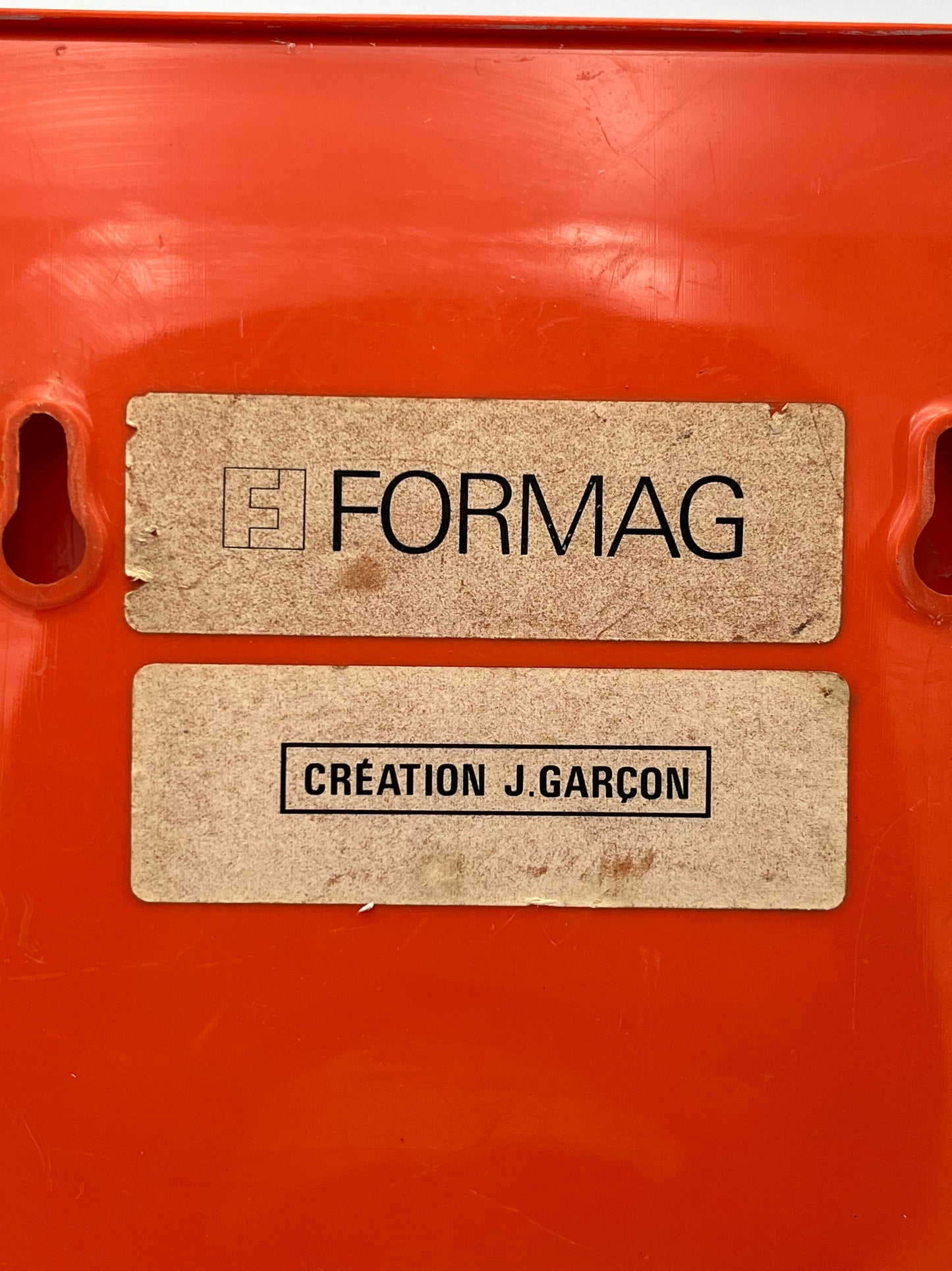 Patère Vintage jaune Formag, Jean Garçon, 70s
