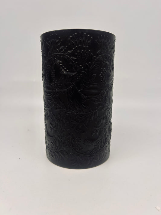 Vase biscuit noir en porcelaine, Bjorn Wiinblad, Rosenthal, 70s