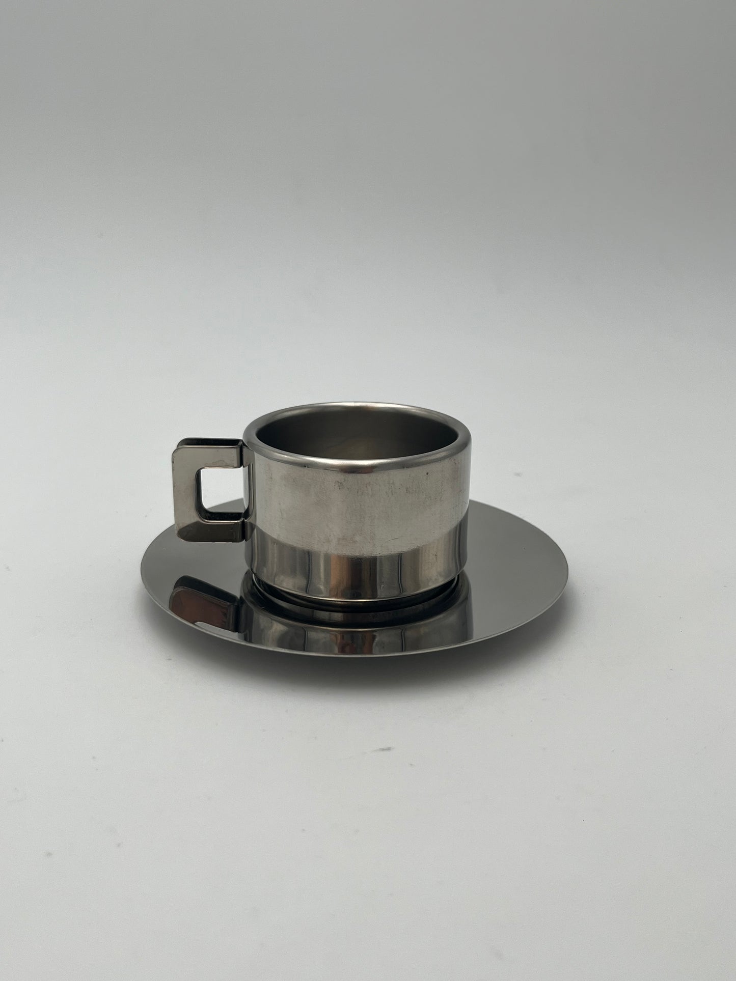 Tasses à Café Inox STO Casalinghi, Italie, 70s