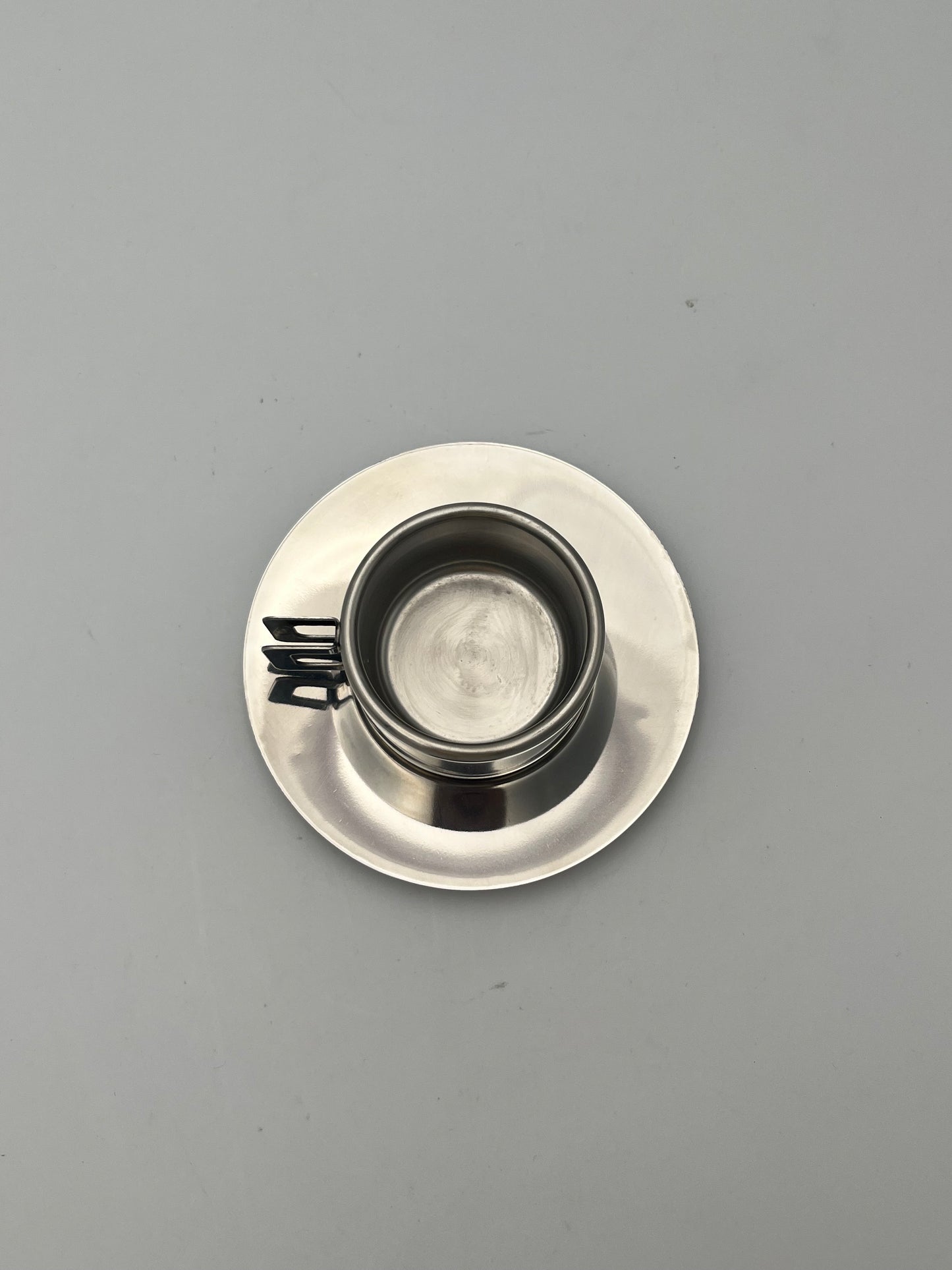 Tasses à Café Inox STO Casalinghi, Italie, 70s