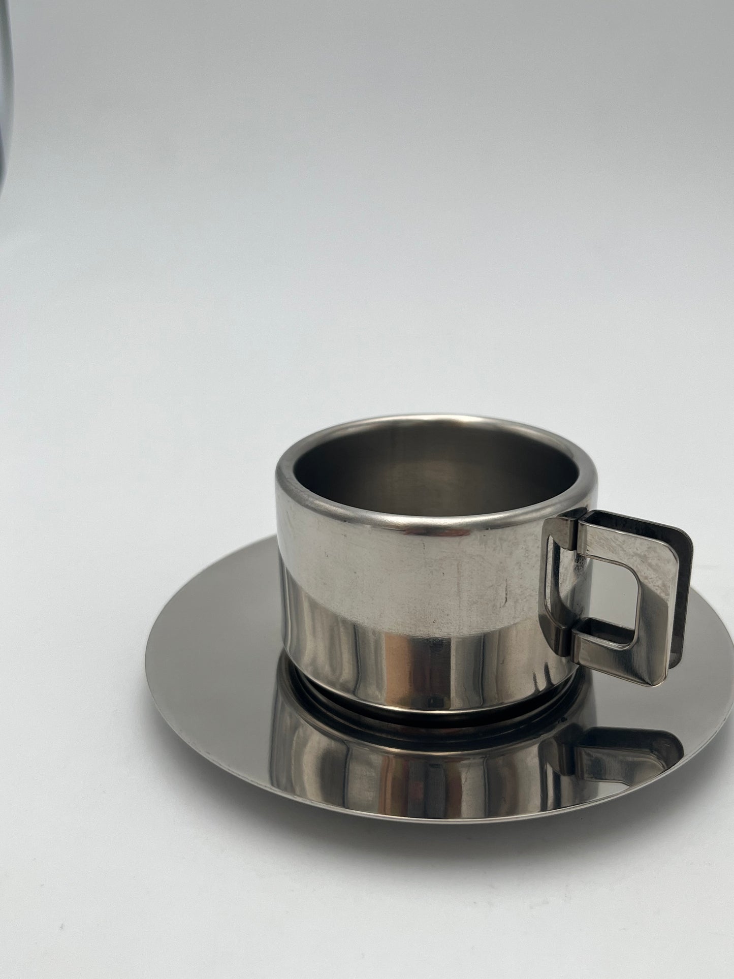 Tasses à Café Inox STO Casalinghi, Italie, 70s