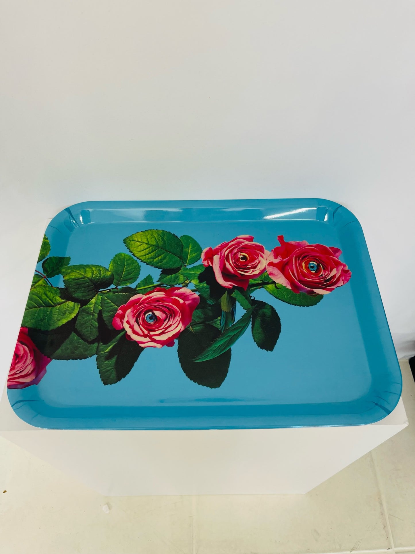 Melamine tray "Roses", Toiletpaper, Seletti, Italy, 2000s