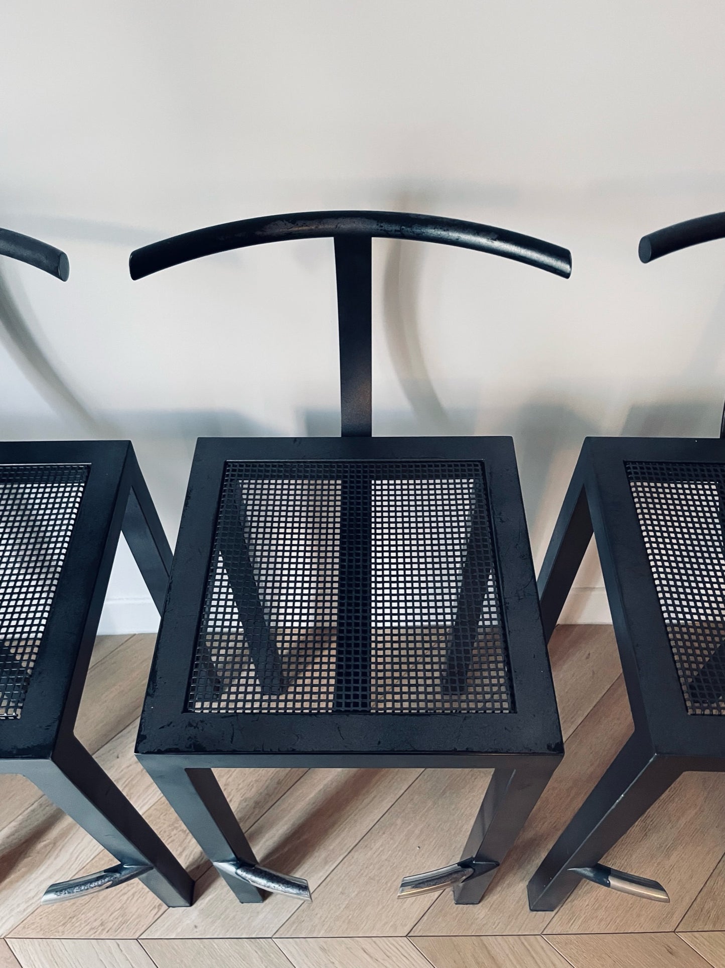Tabourets hauts, Sarapis, Philippe Starck, Driade, 80s