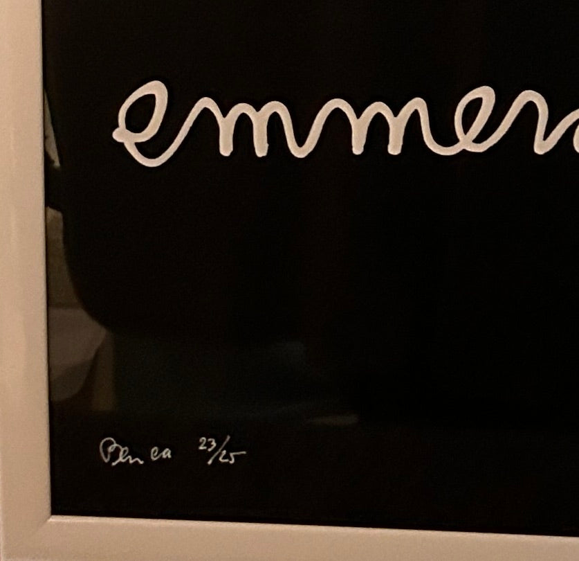 Lithographie, "Je suis un emmerdeur", Ben
