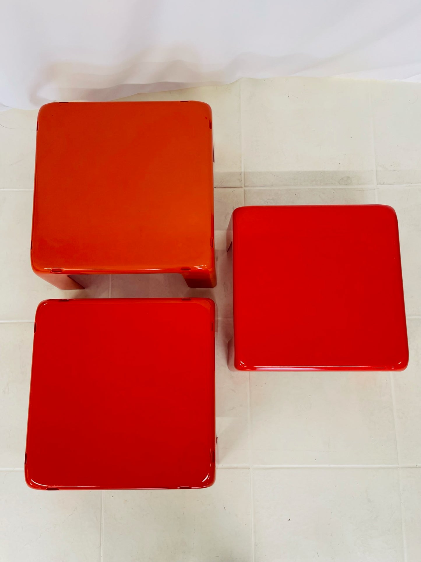 Trois tables basses, Mario Bellini, C&BItalia, 70s