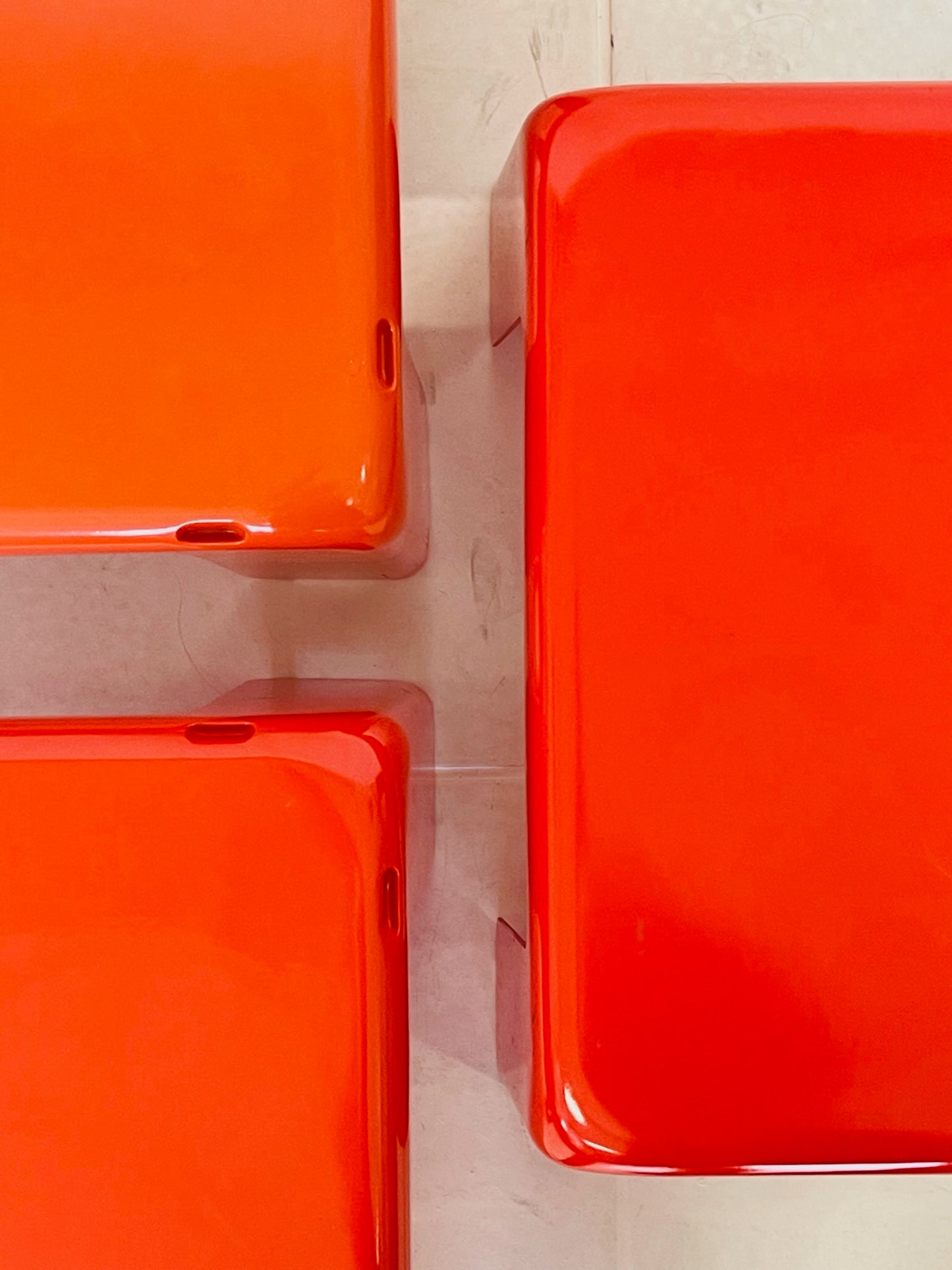 Trois tables basses, Mario Bellini, C&BItalia, 70s