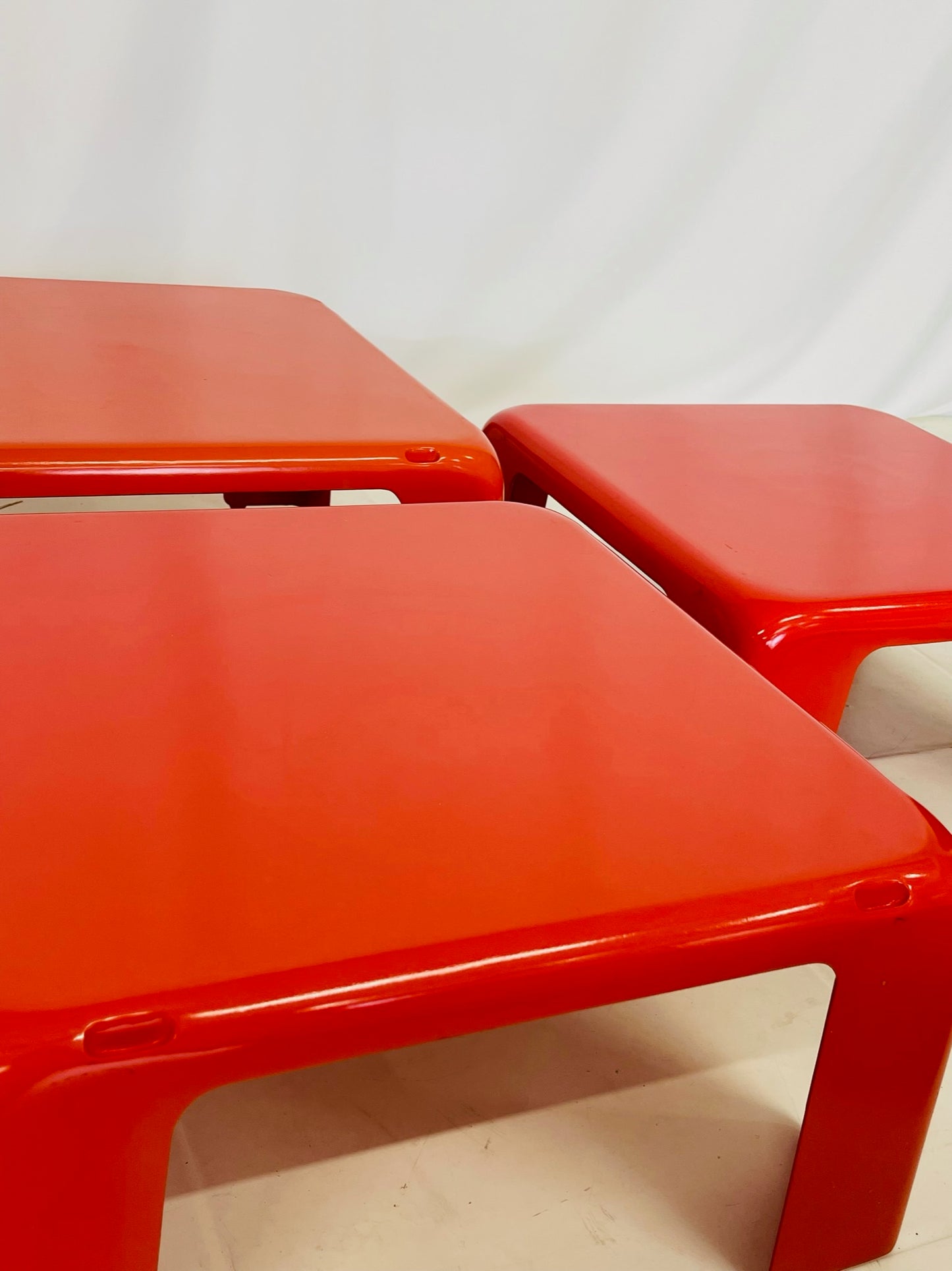 Trois tables basses, Mario Bellini, C&BItalia, 70s