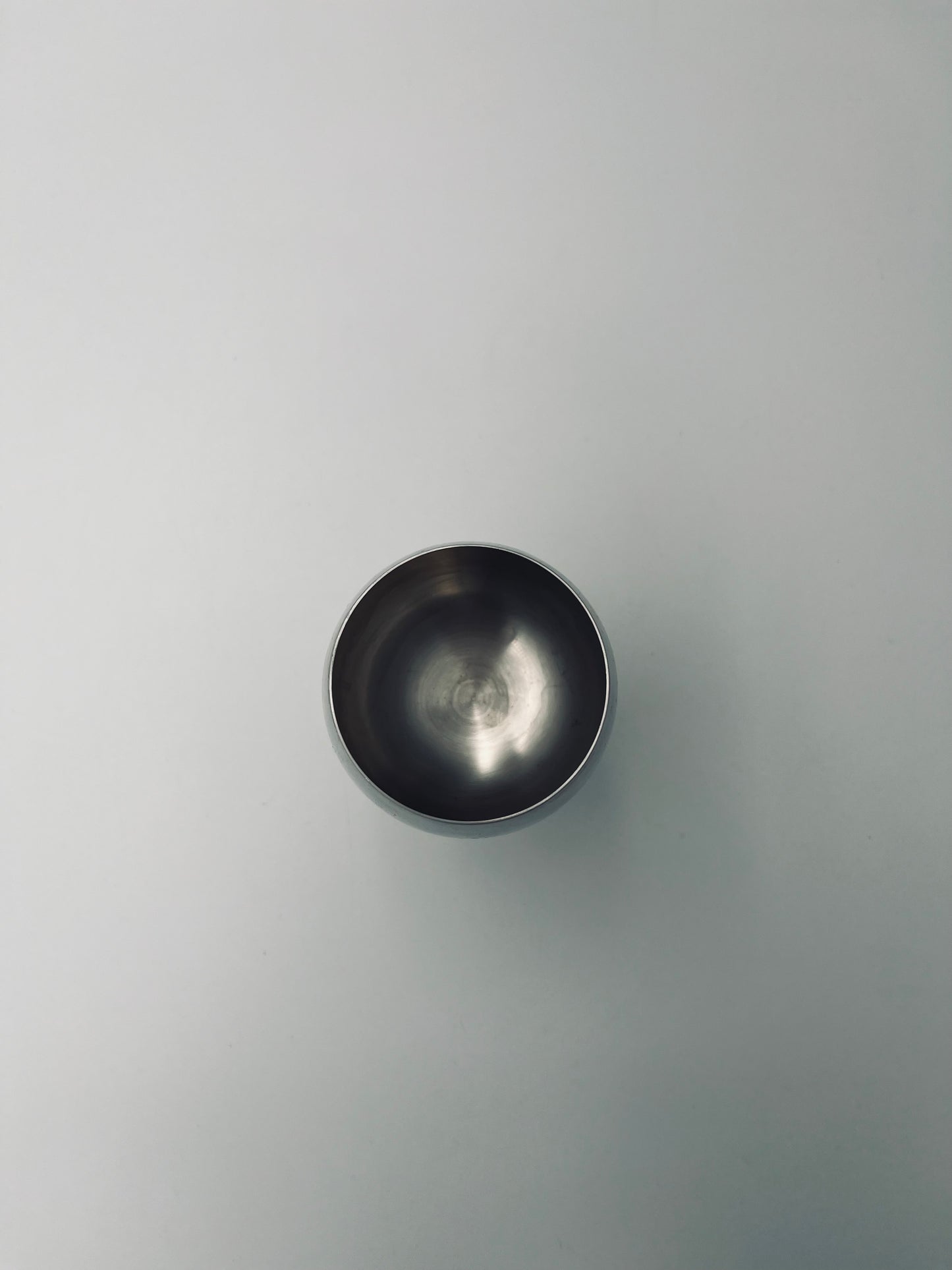 Verres à pied en acier, AMC Art design, Italie, 70s