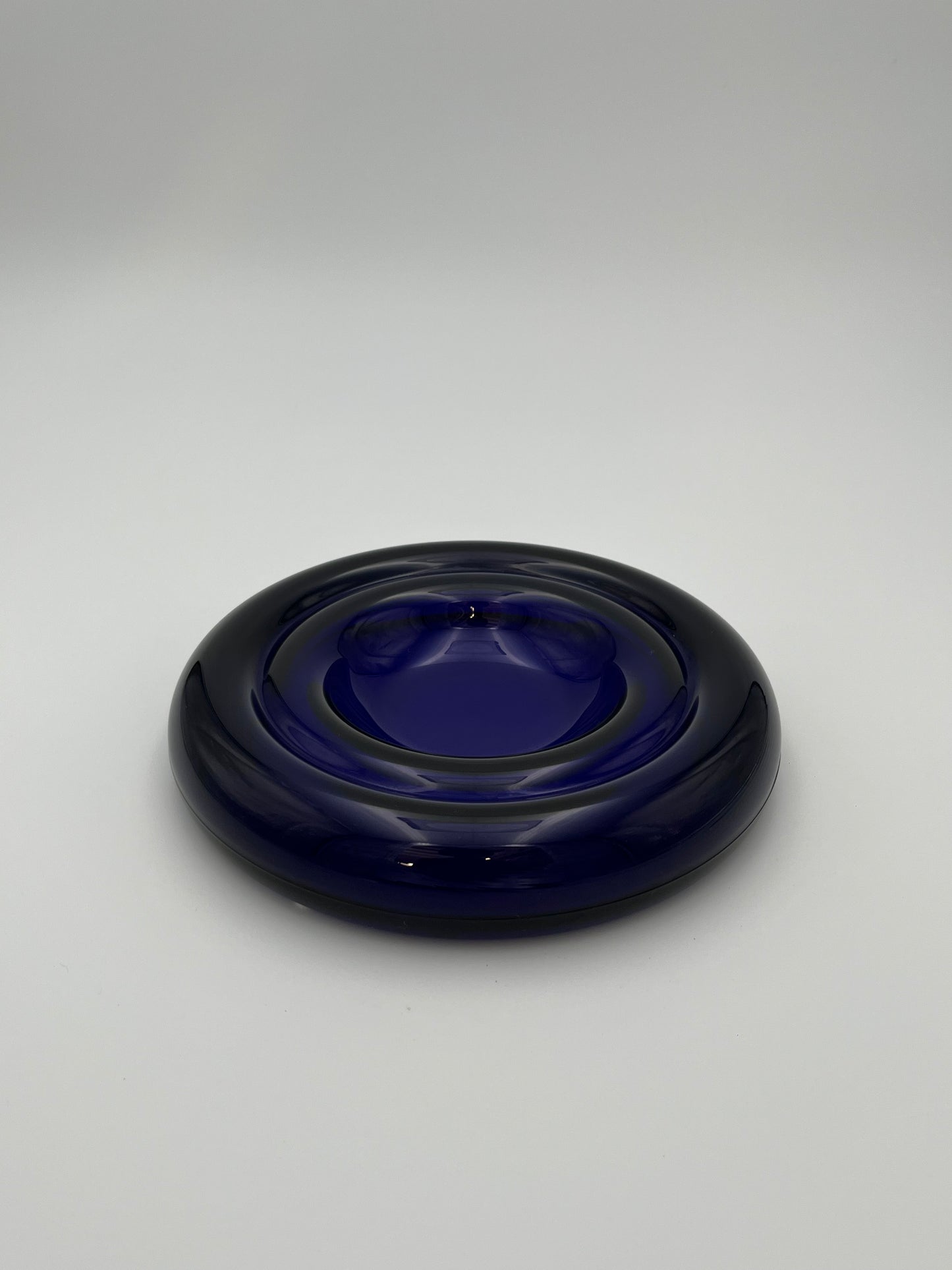 Vide-Poches 'Delos' Bleu, Danese Milano, E. Mari, Italy, 80s