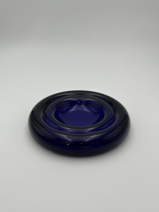 Vide-Poches 'Delos' Bleu, Danese Milano, E. Mari, Italy, 80s