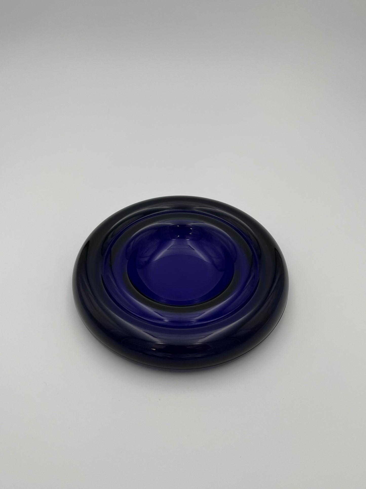 Vide-Poches 'Delos' Bleu, Danese Milano, E. Mari, Italy, 80s