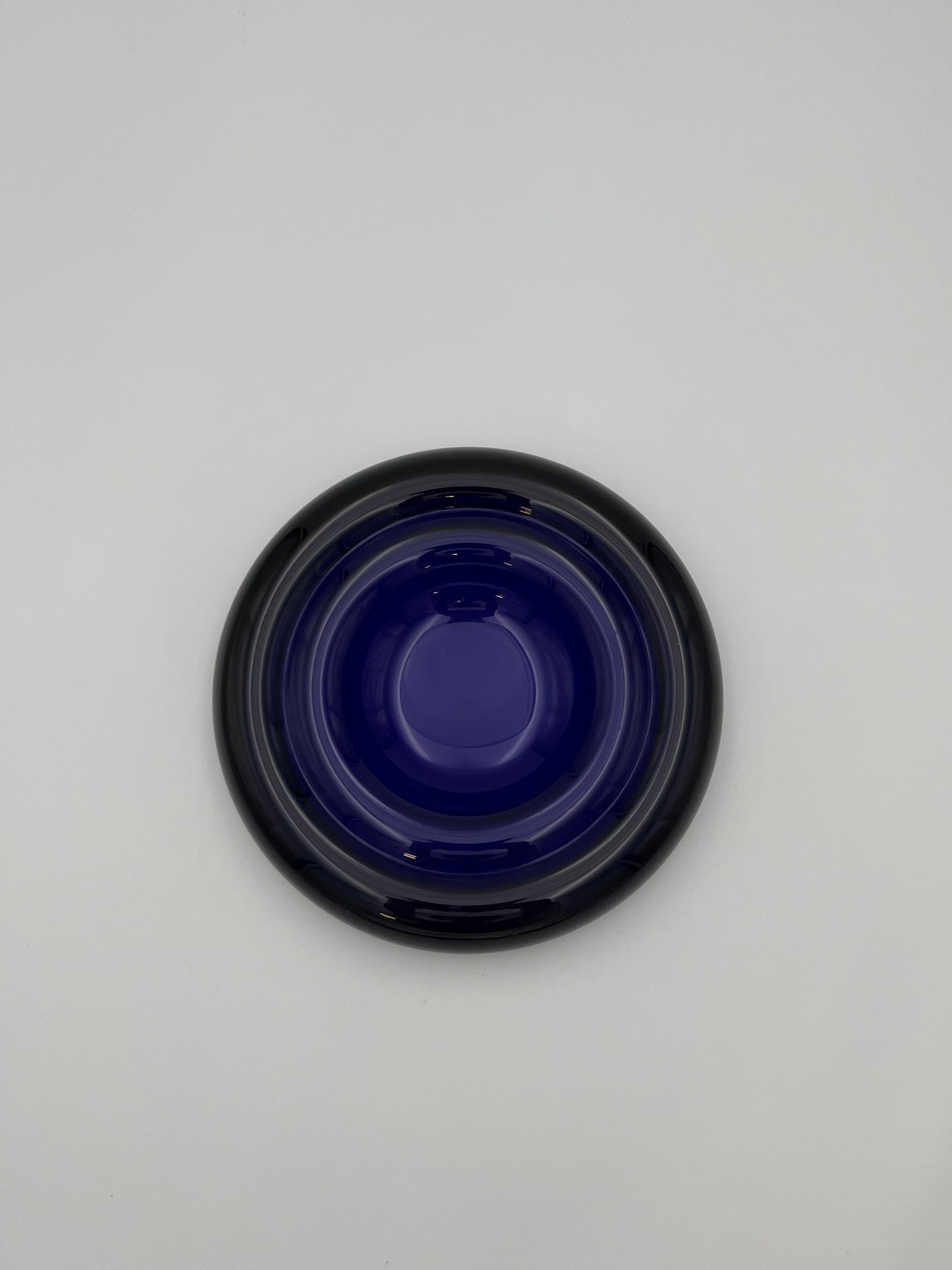 Vide-Poches 'Delos' Bleu, Danese Milano, E. Mari, Italy, 80s