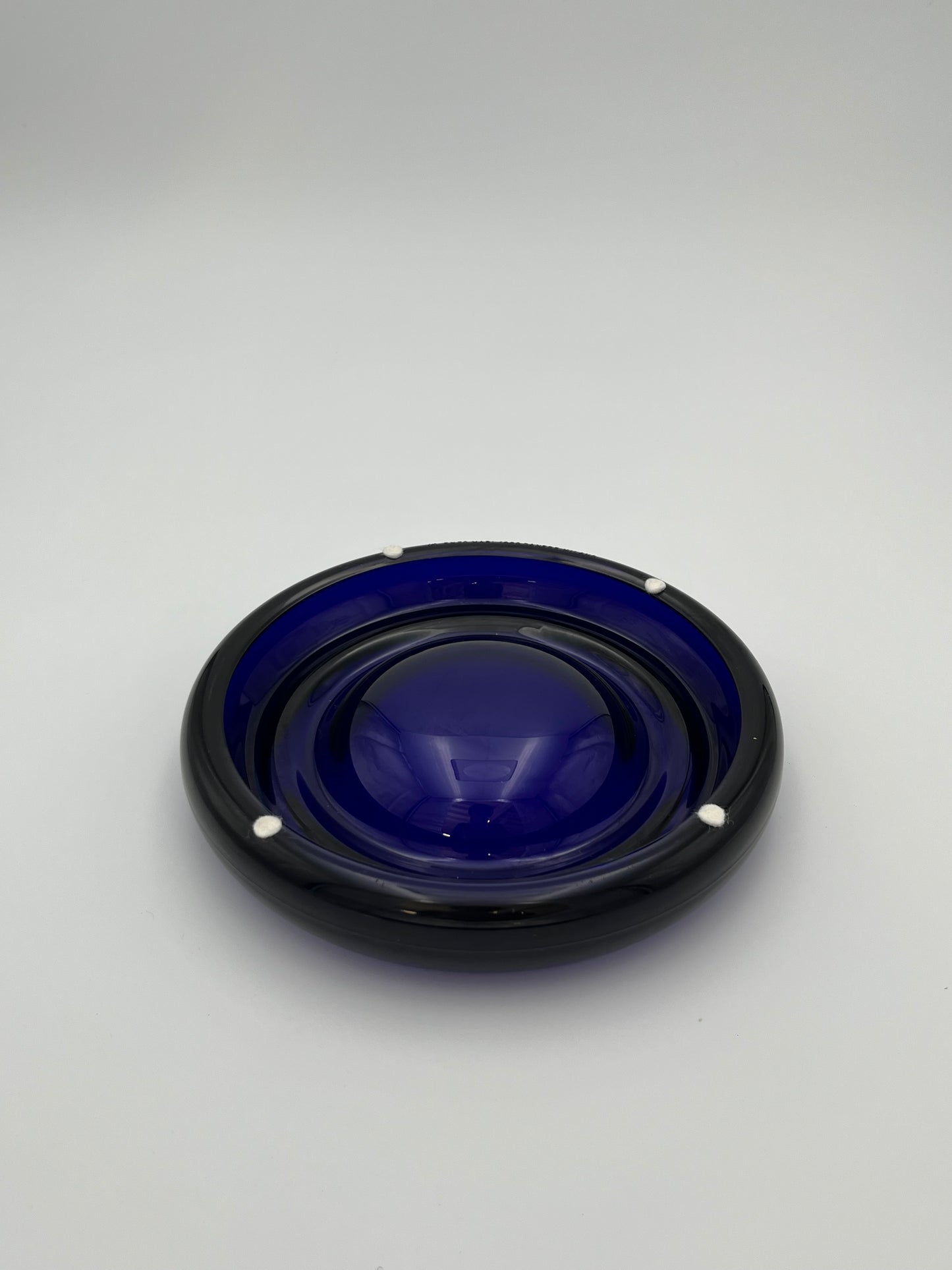 Vide-Poches 'Delos' Bleu, Danese Milano, E. Mari, Italy, 80s