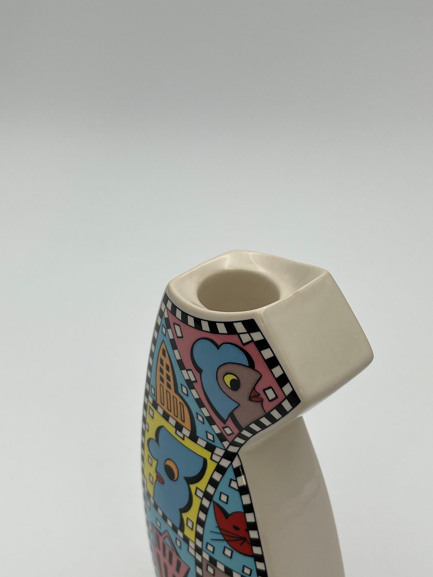 Bougeoir post moderne Rosenthal Dorothy Hafner, Allemagne, 70s