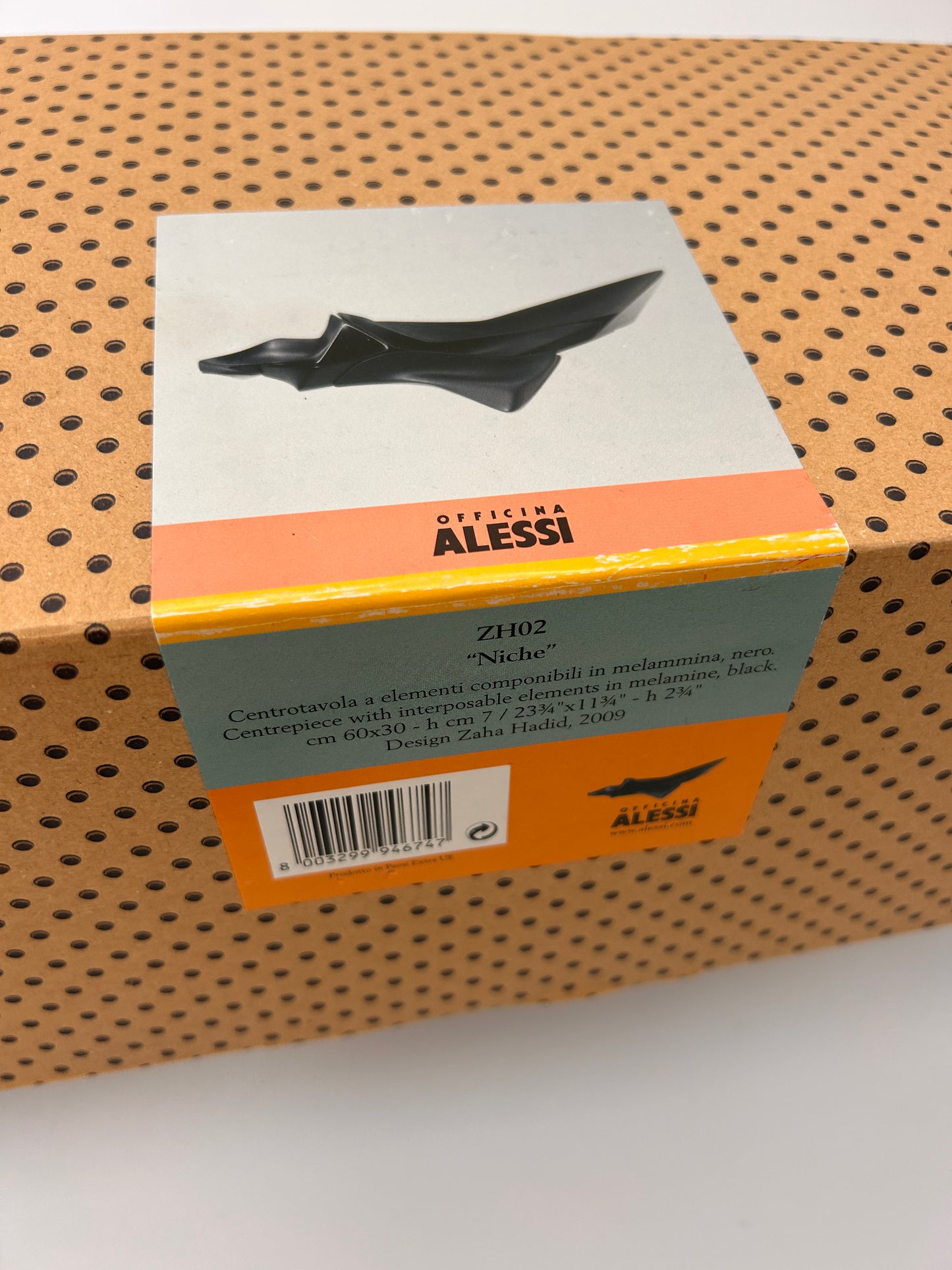Centre de table aperitif, "Niche" ZH02, designer Zaha Hadid, Alessi, 2009