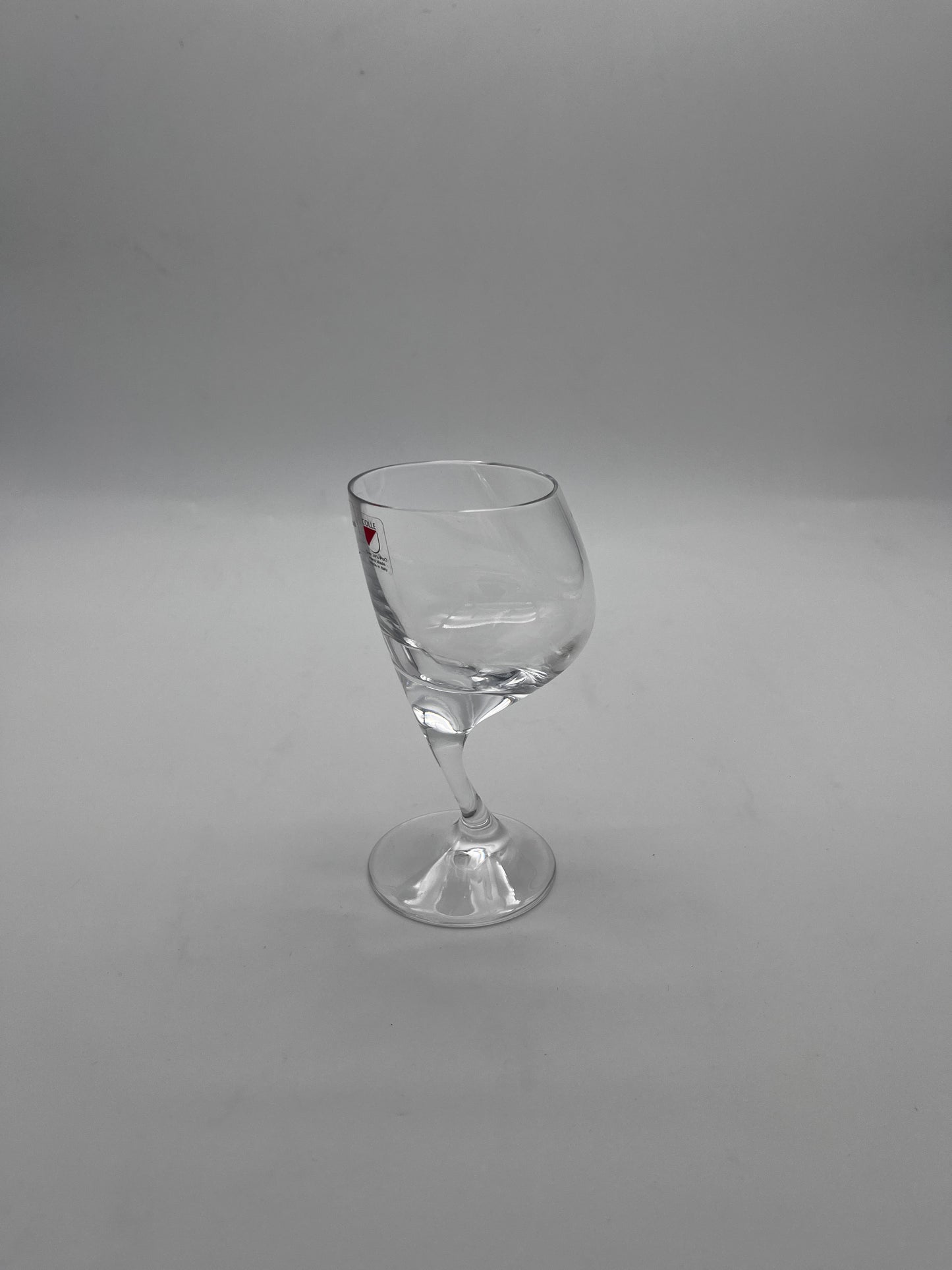 Verres à eau en cristal, Angelo Mangiarotti, Il Colle, 70s