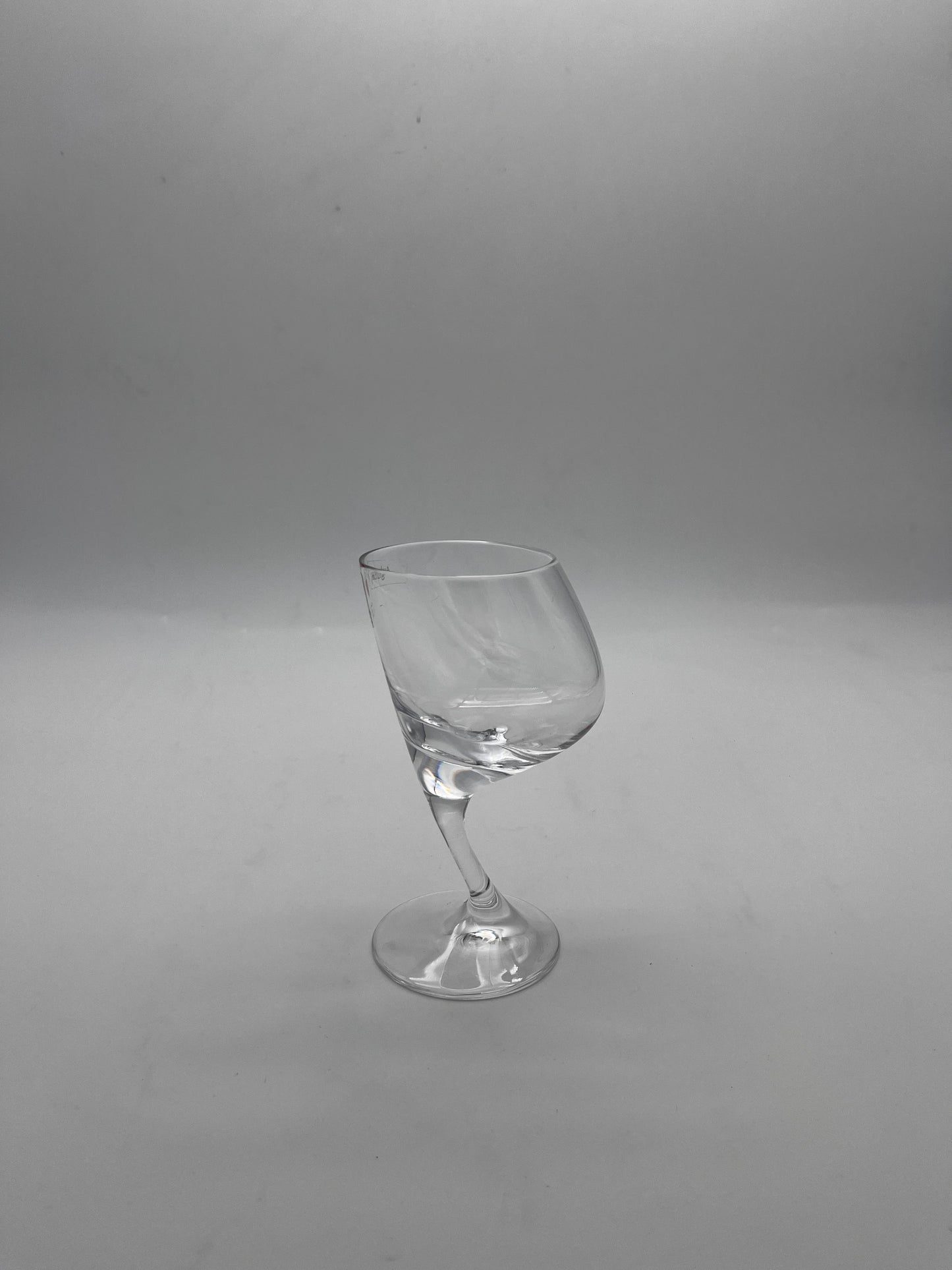 Verres à eau en cristal, Angelo Mangiarotti, Il Colle, 70s