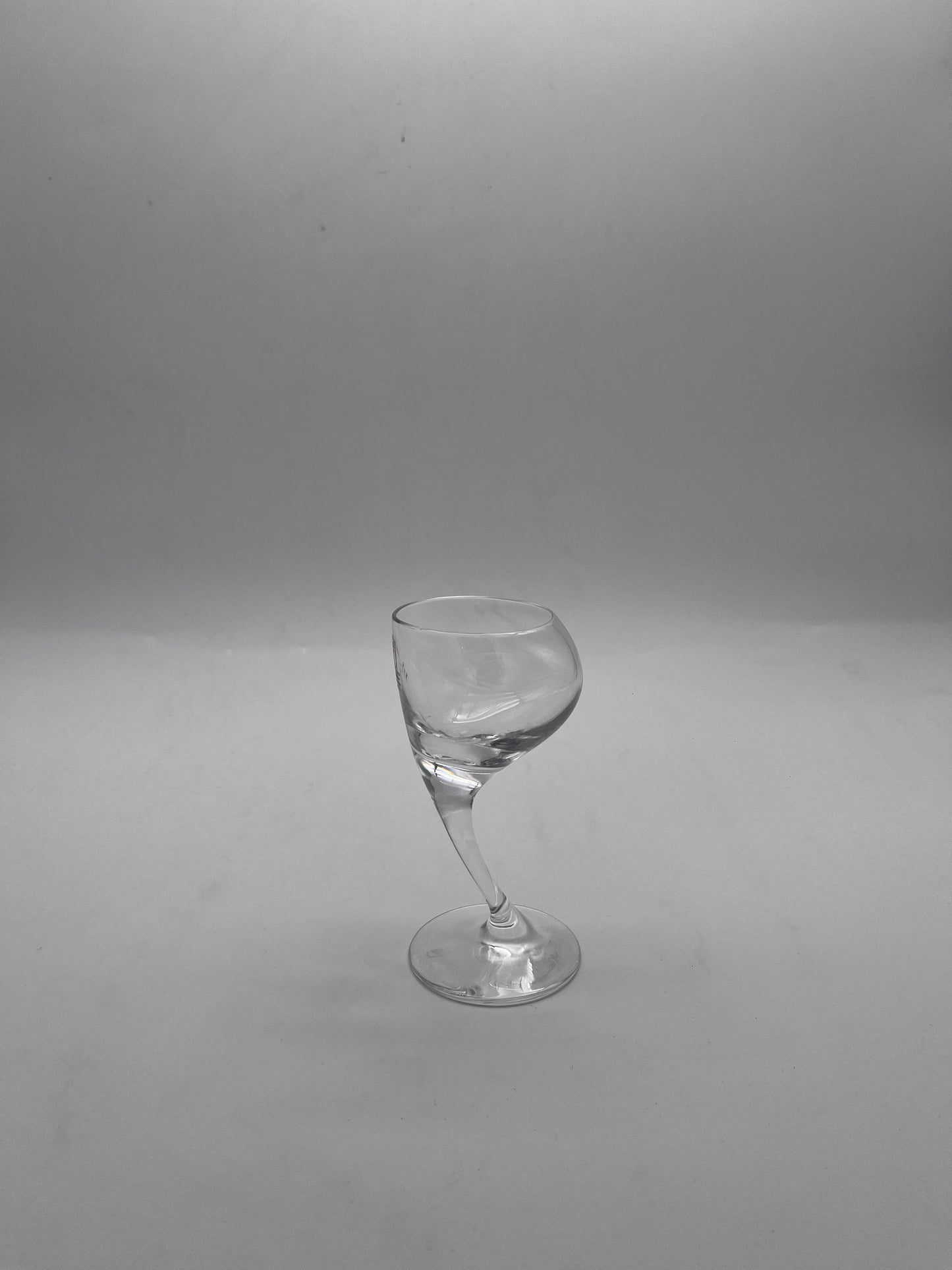 Verres à liqueur en cristal, Angelo Mangiarotti, Il Colle, 60s