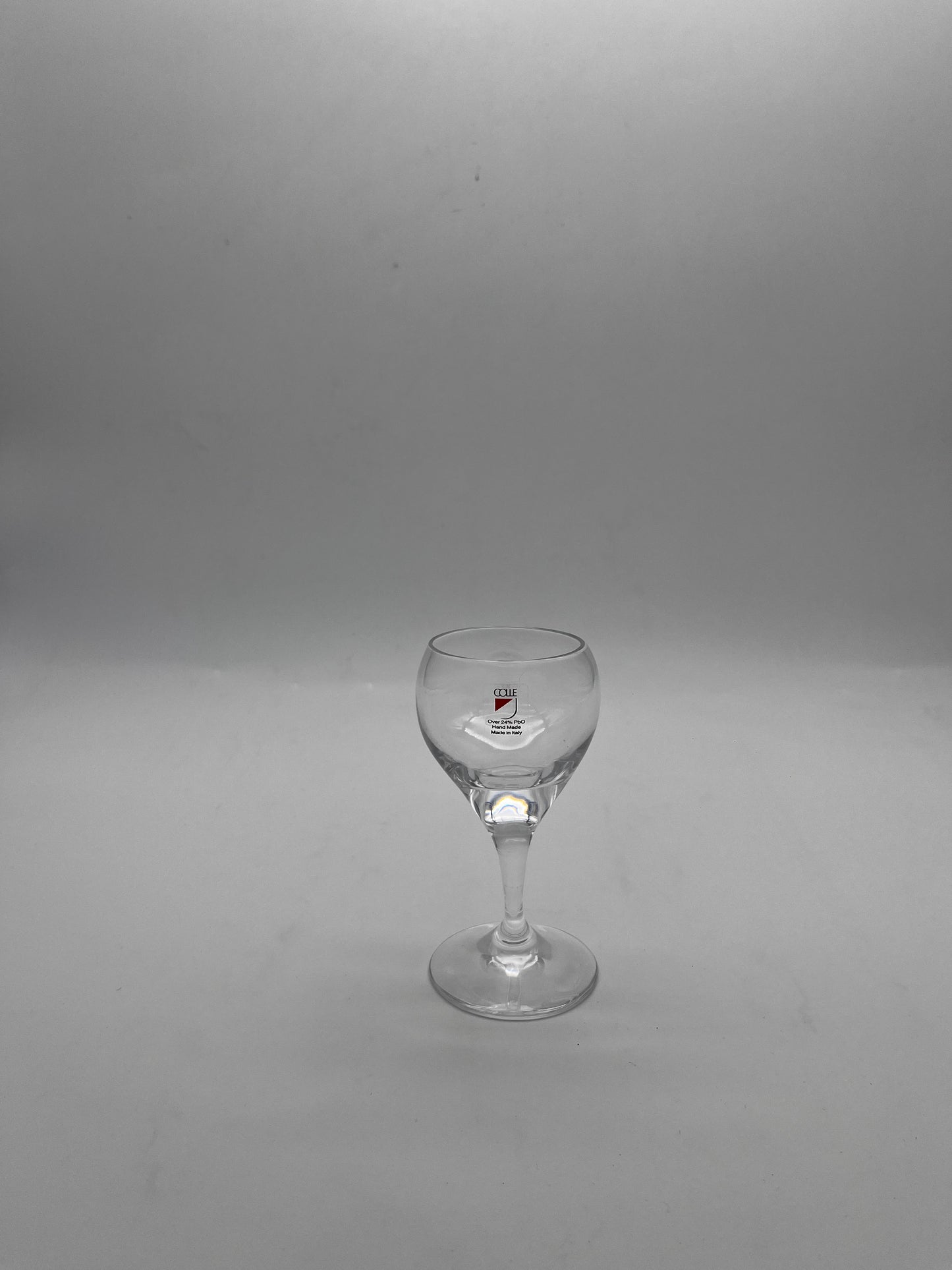 Verres à liqueur en cristal, Angelo Mangiarotti, Il Colle, 60s
