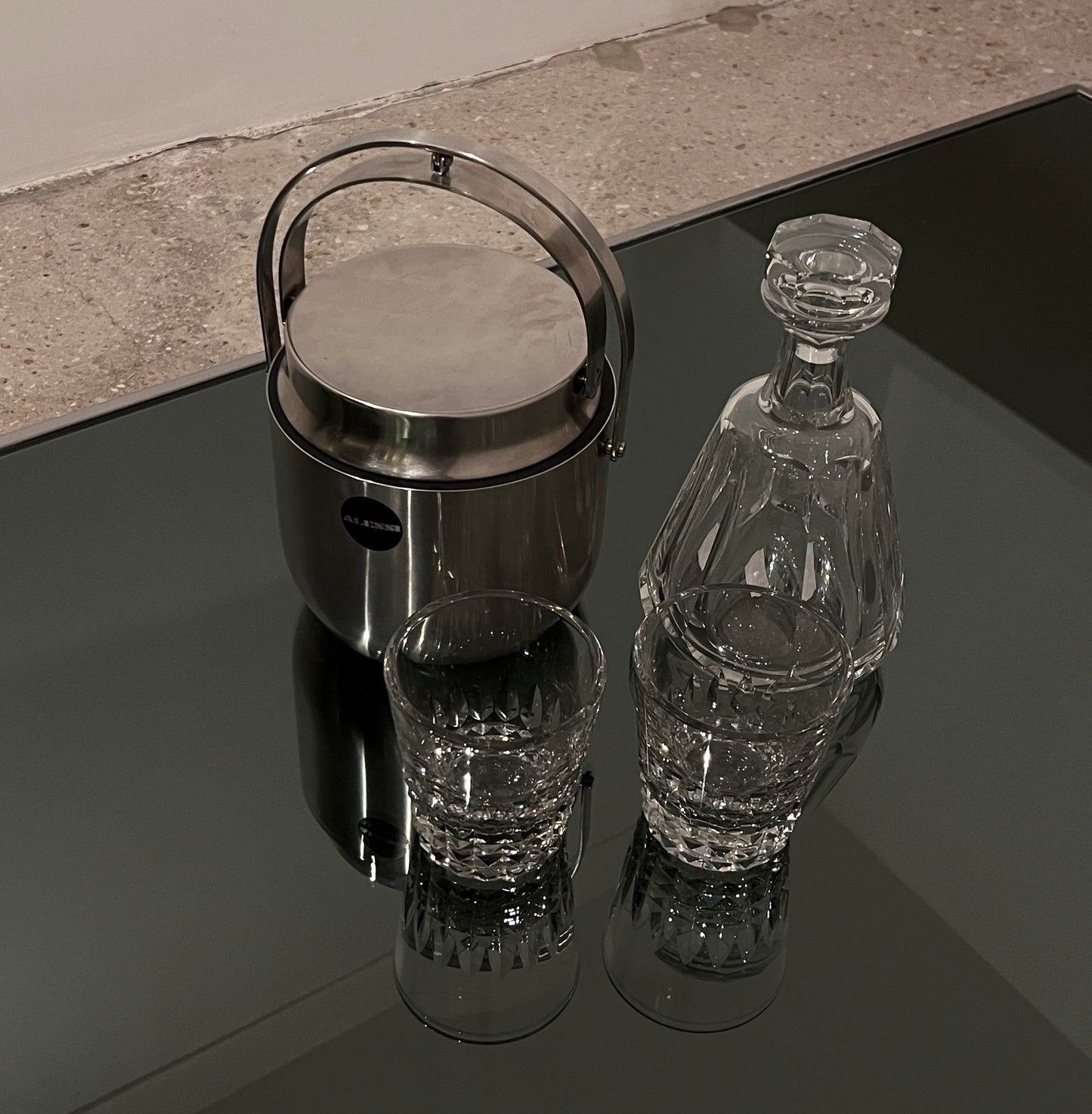 Seau à glaçons thermique MM, Alessi, Carlo Mazzeri, Anselmo Vitale, Italie, 1970s