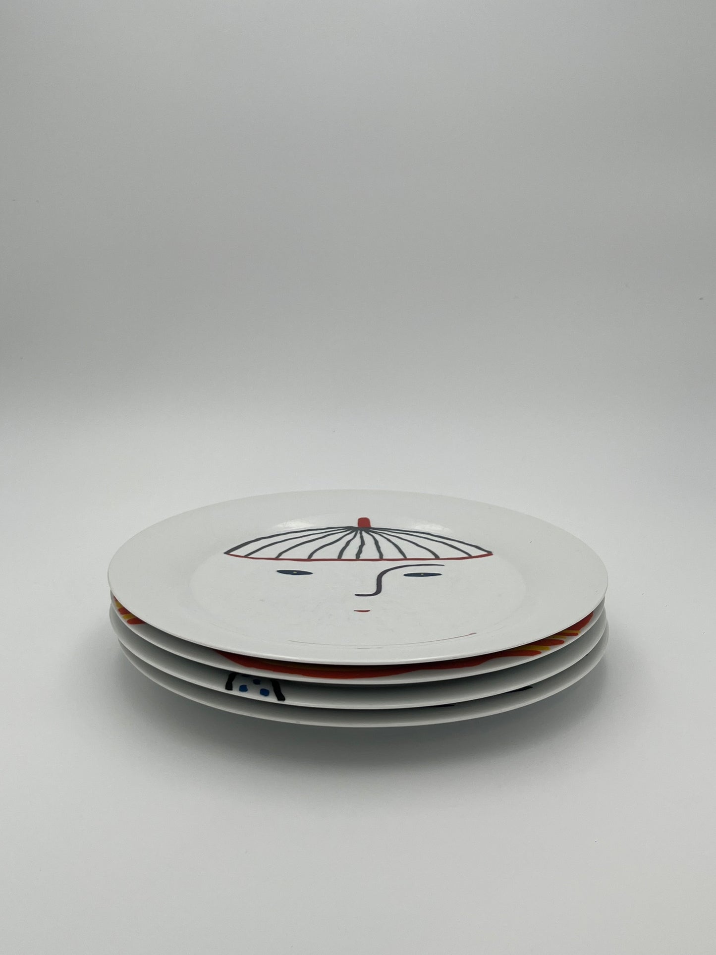 Assiettes, Rosenthal Studio-Linie, Bjorn Winblad, Allemagne, 90s