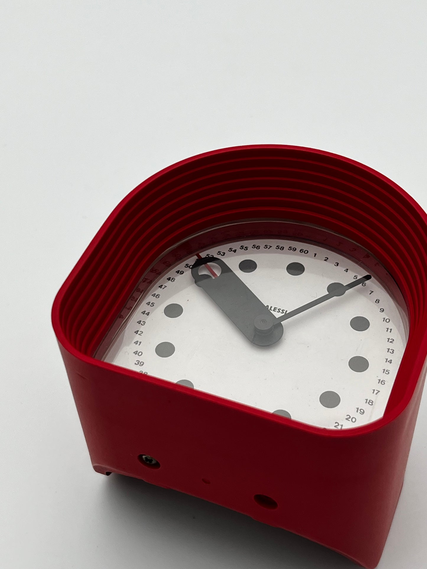 Horloge 'Optic' Alessi J. Colombo, 70s