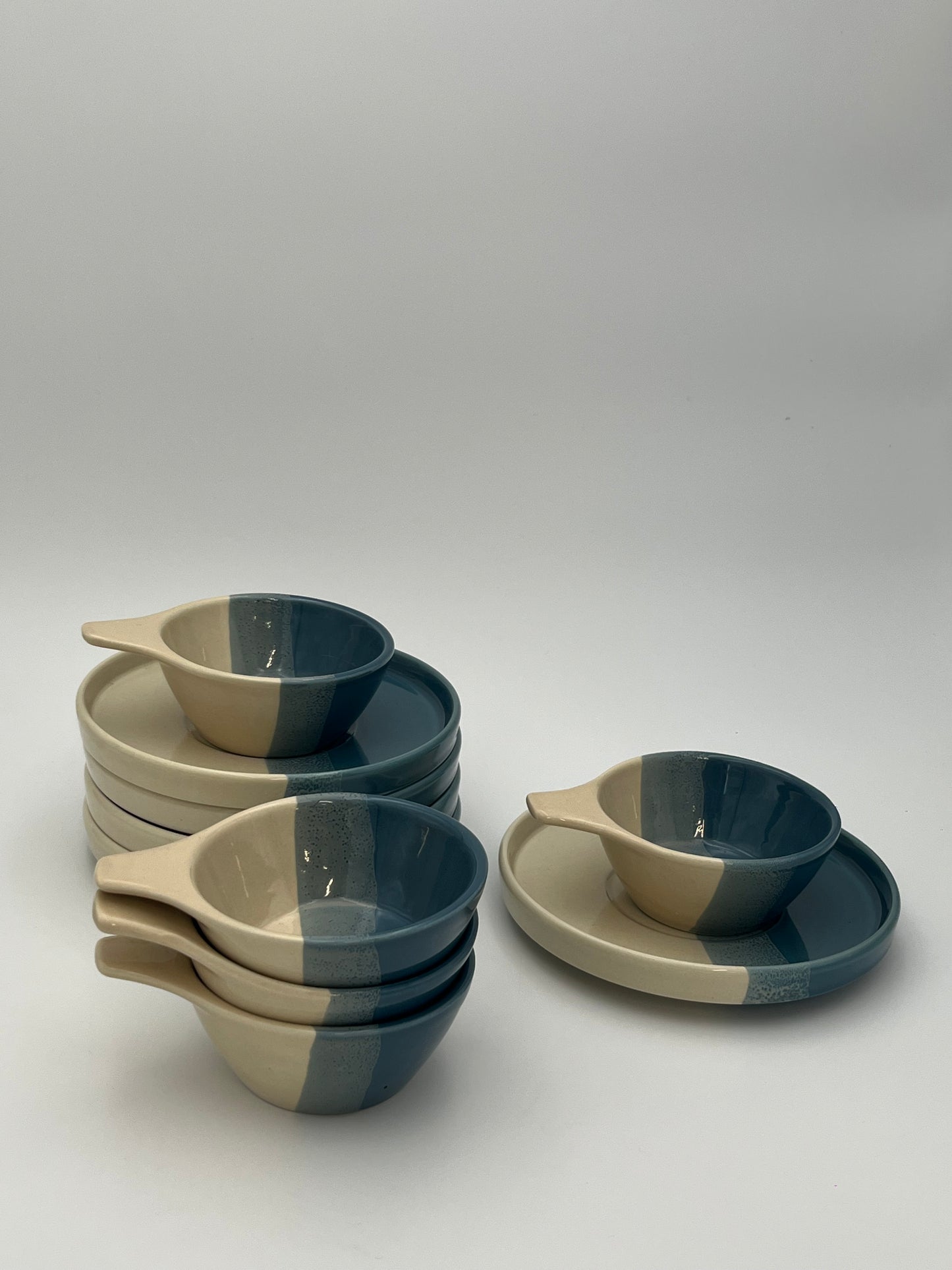 Tasses et assiettes à Thé SIC, Italy, 70s