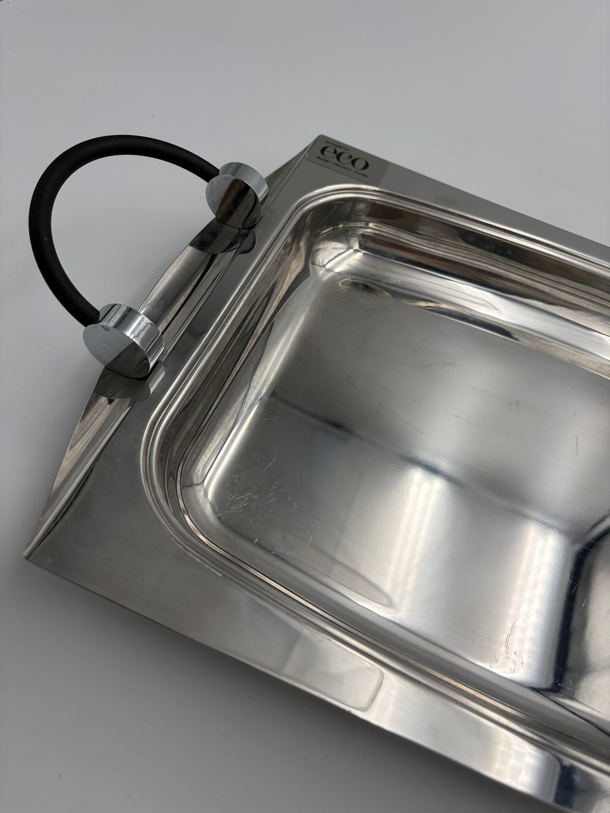 Enzo Mari modernist tray, Zani & Zani, Italy, 80s