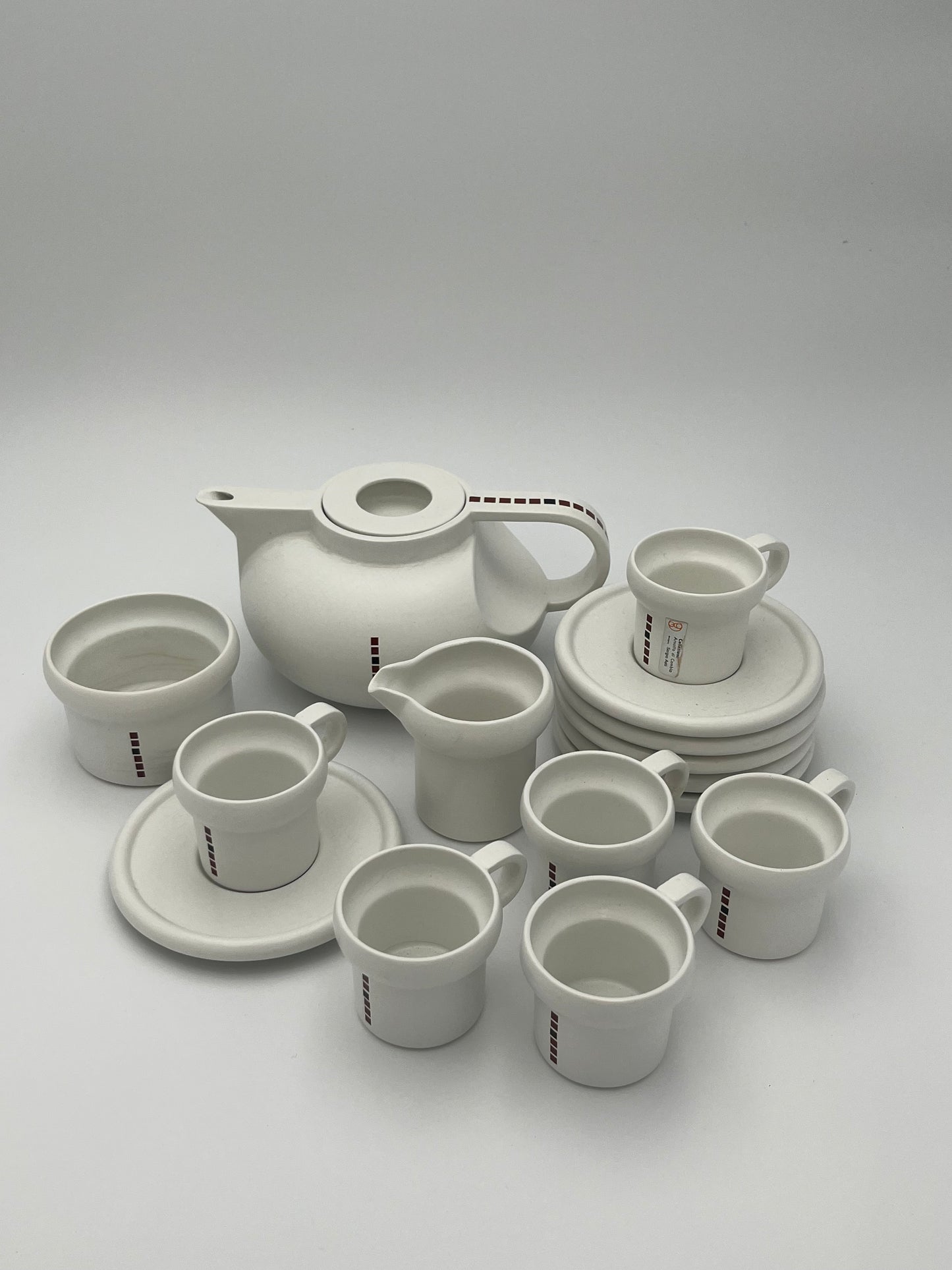 Set café Laveno Arnolfo di Cambio, Sergio Asti, Italie, 70s