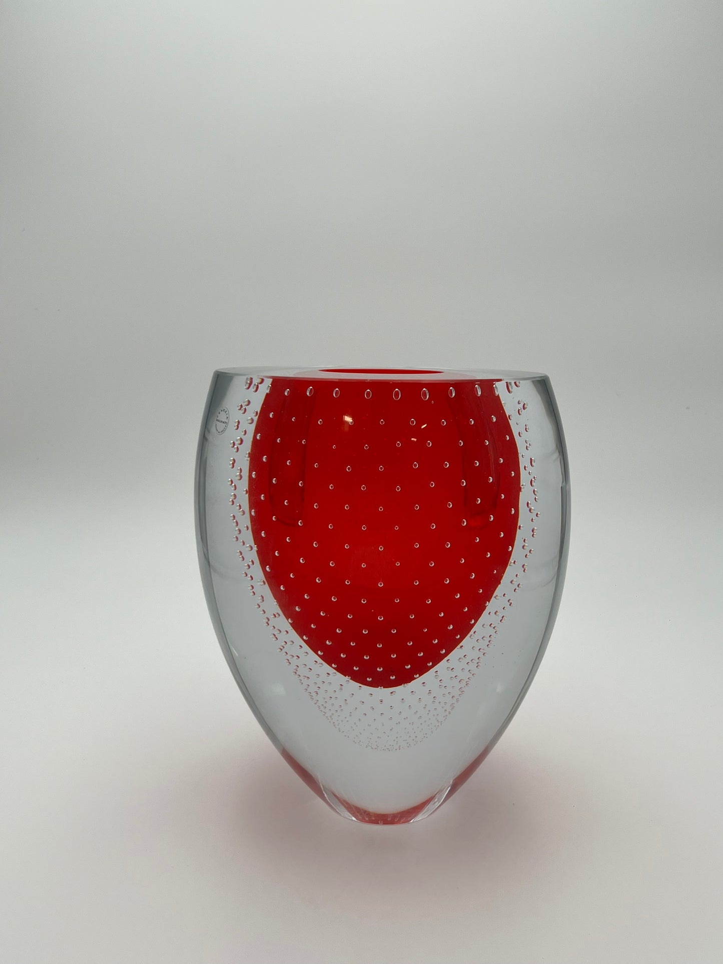 Vase 'Goccia di Pioggia' Salviati, verre de Murano, Christian Ghion, Italie