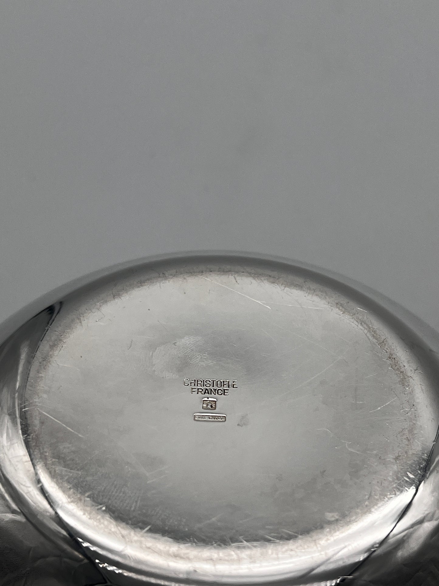 Vase Soliflore boule "Mars", Gio Ponti, Christofle, 60s