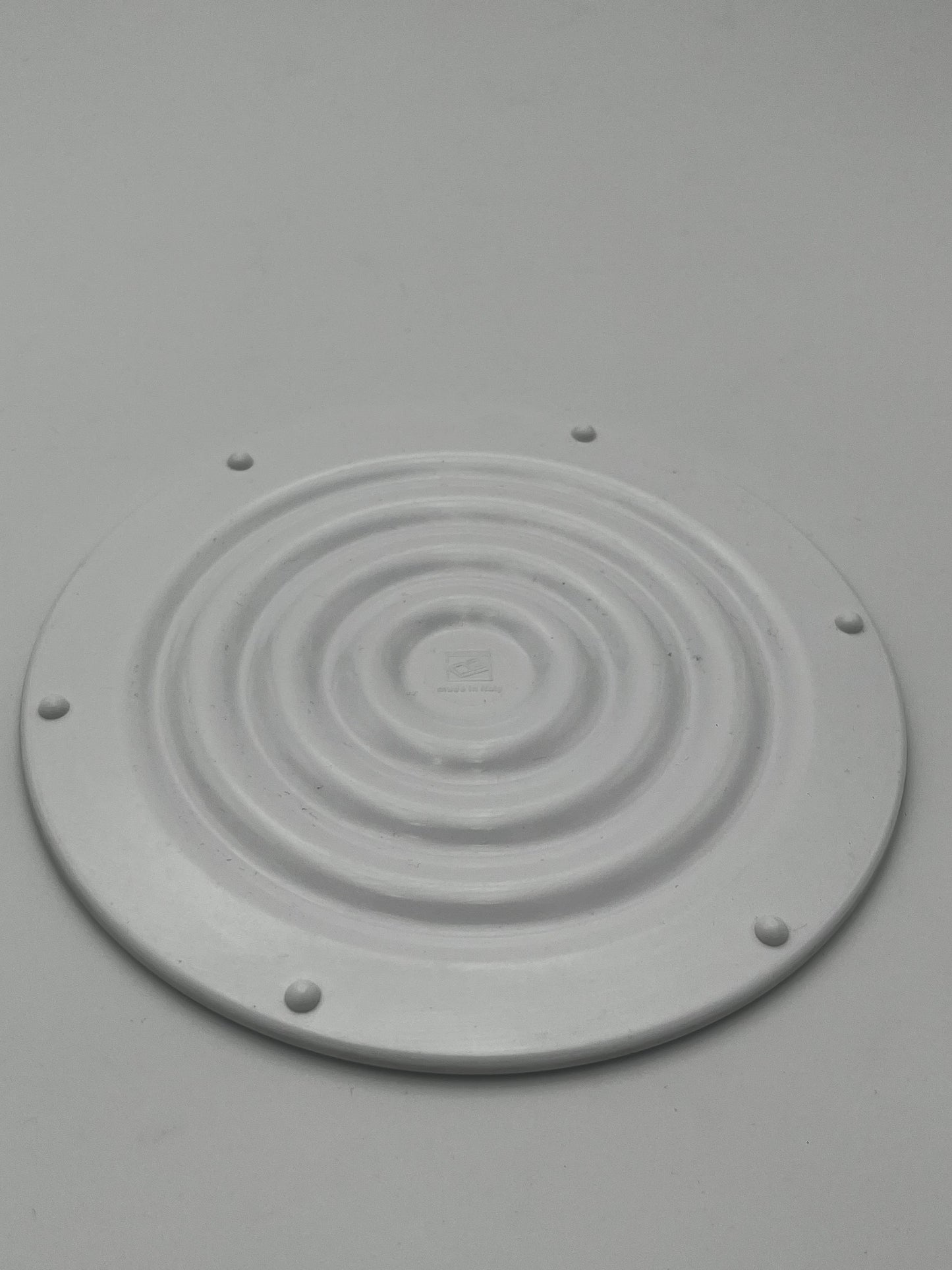 Dessous de plat blanc, space age, Delta Design