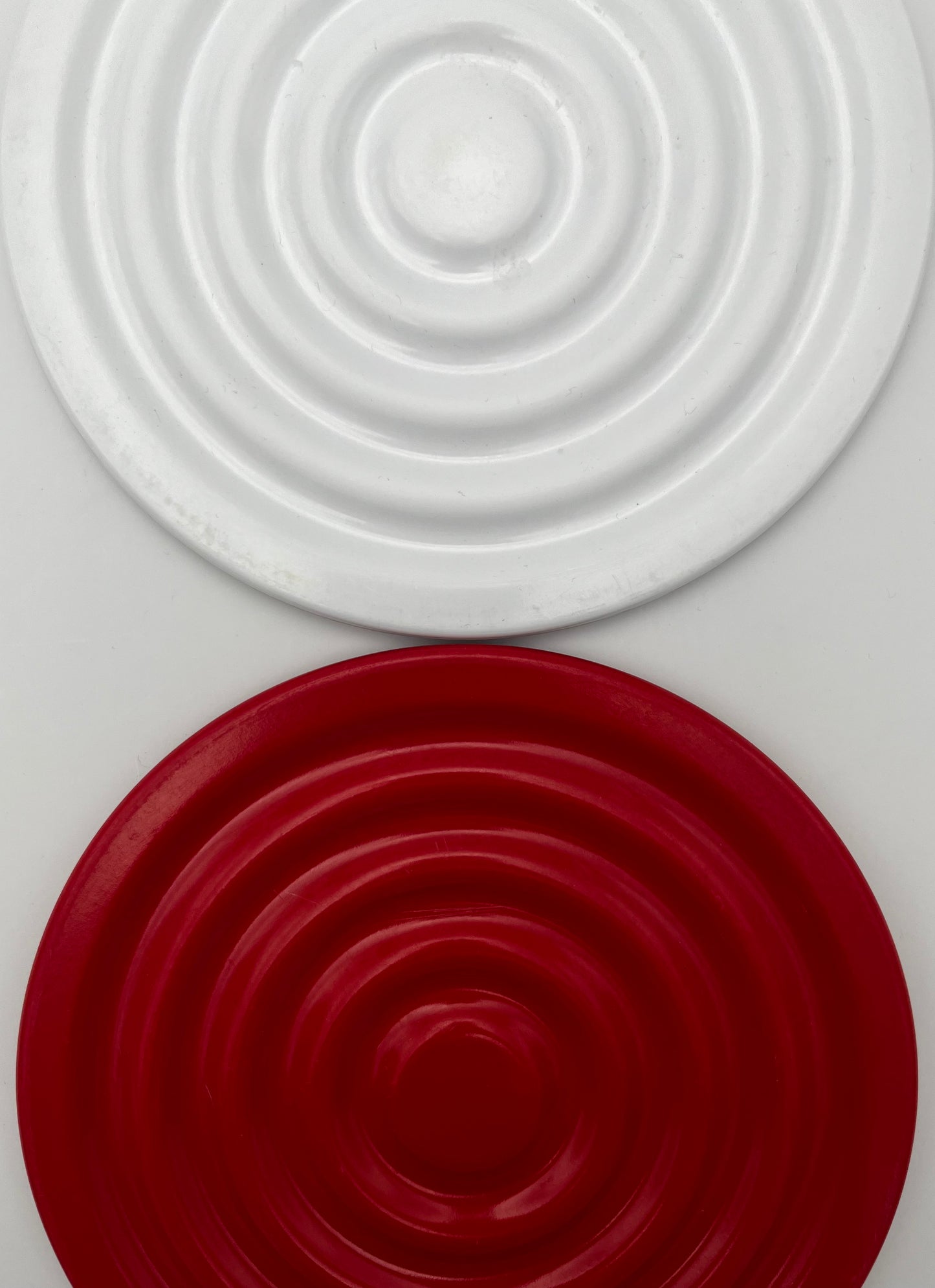 Dessous de plat Delta Design Rouge, années 70