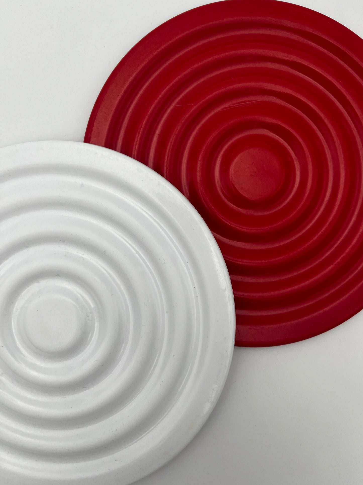 Dessous de plat Delta Design Rouge, années 70
